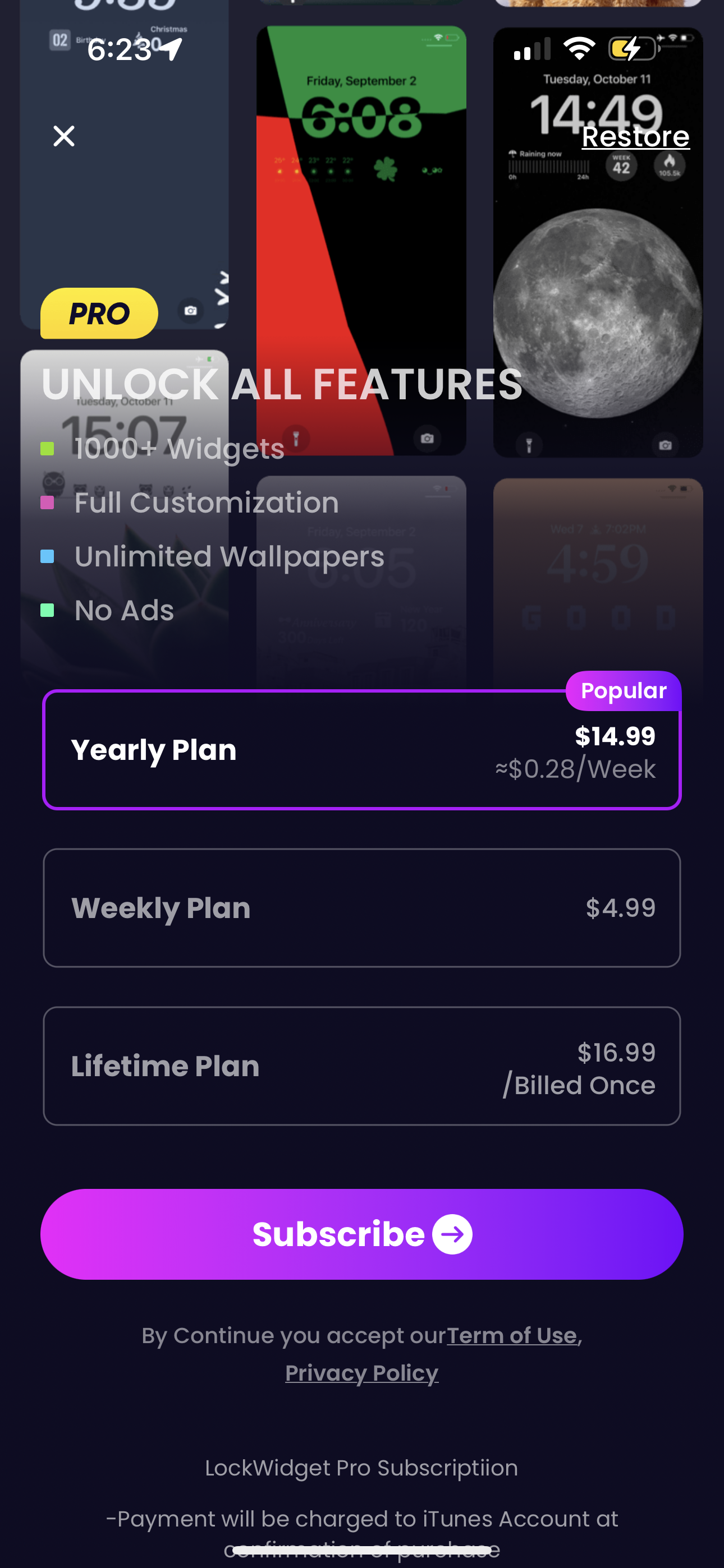 lockwidget app screenshot 124