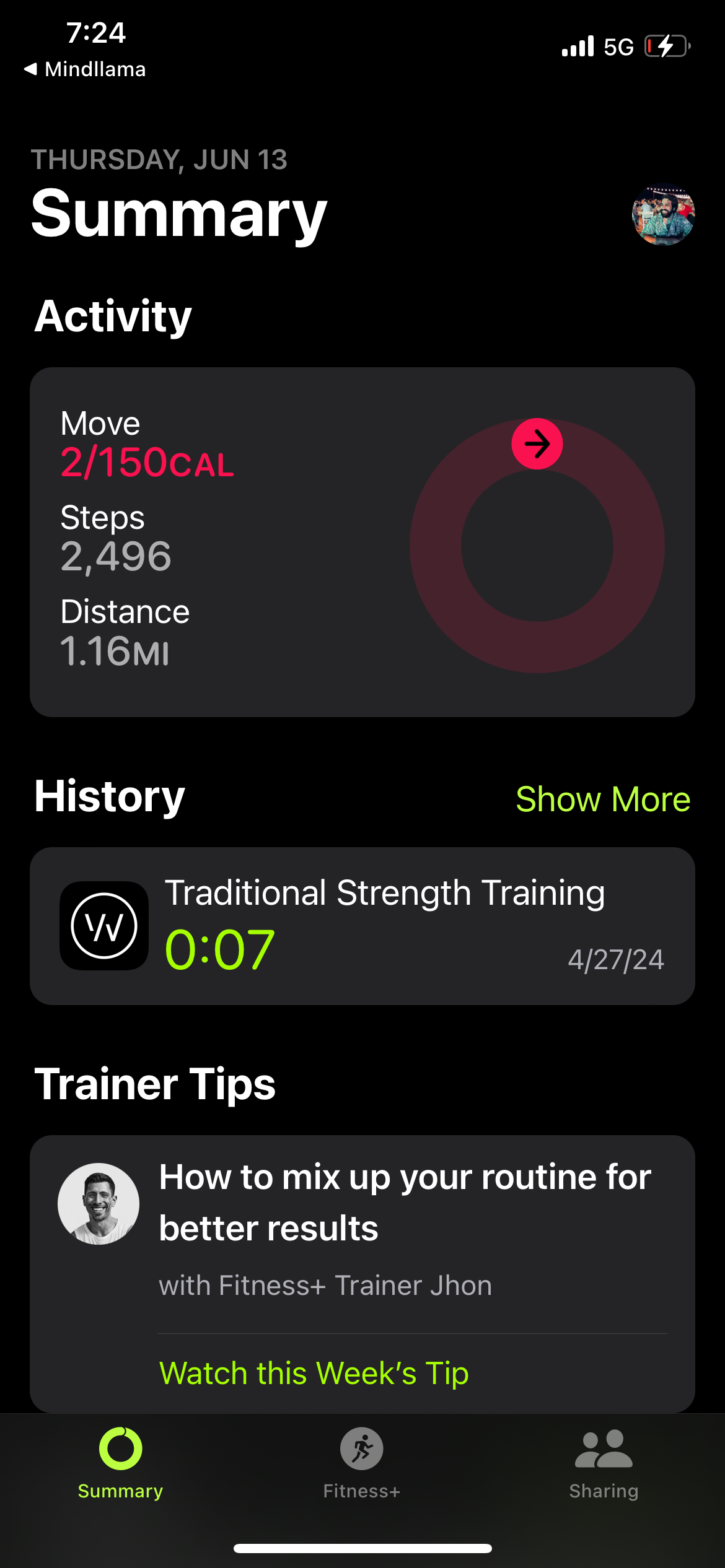 apple-fitness app screenshot 38