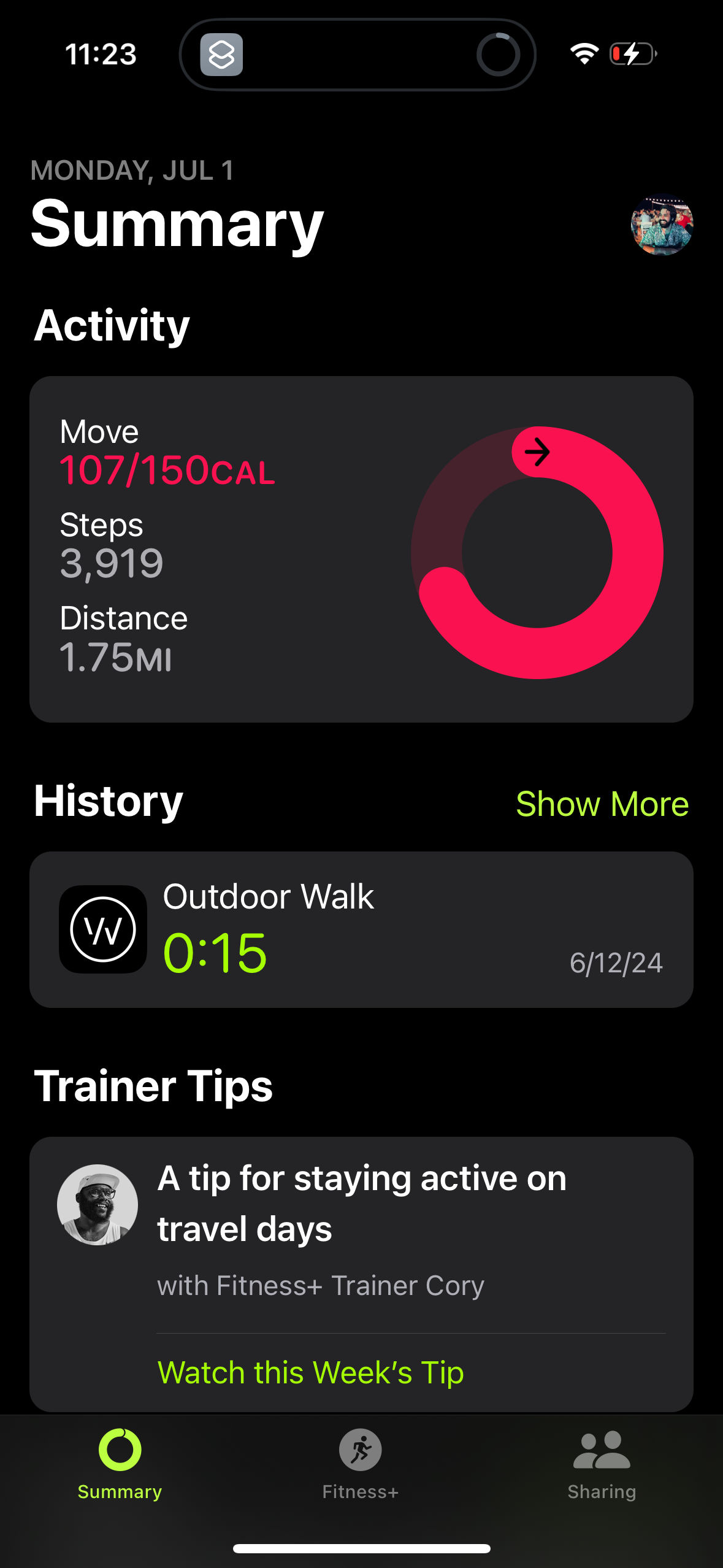 apple-fitness app screenshot 28