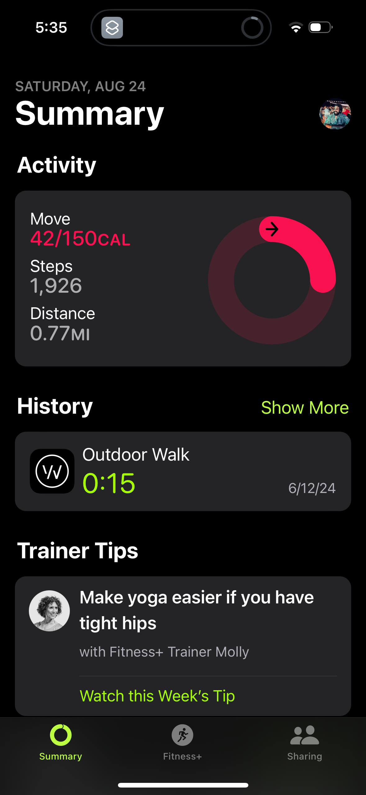 apple-fitness app screenshot 18