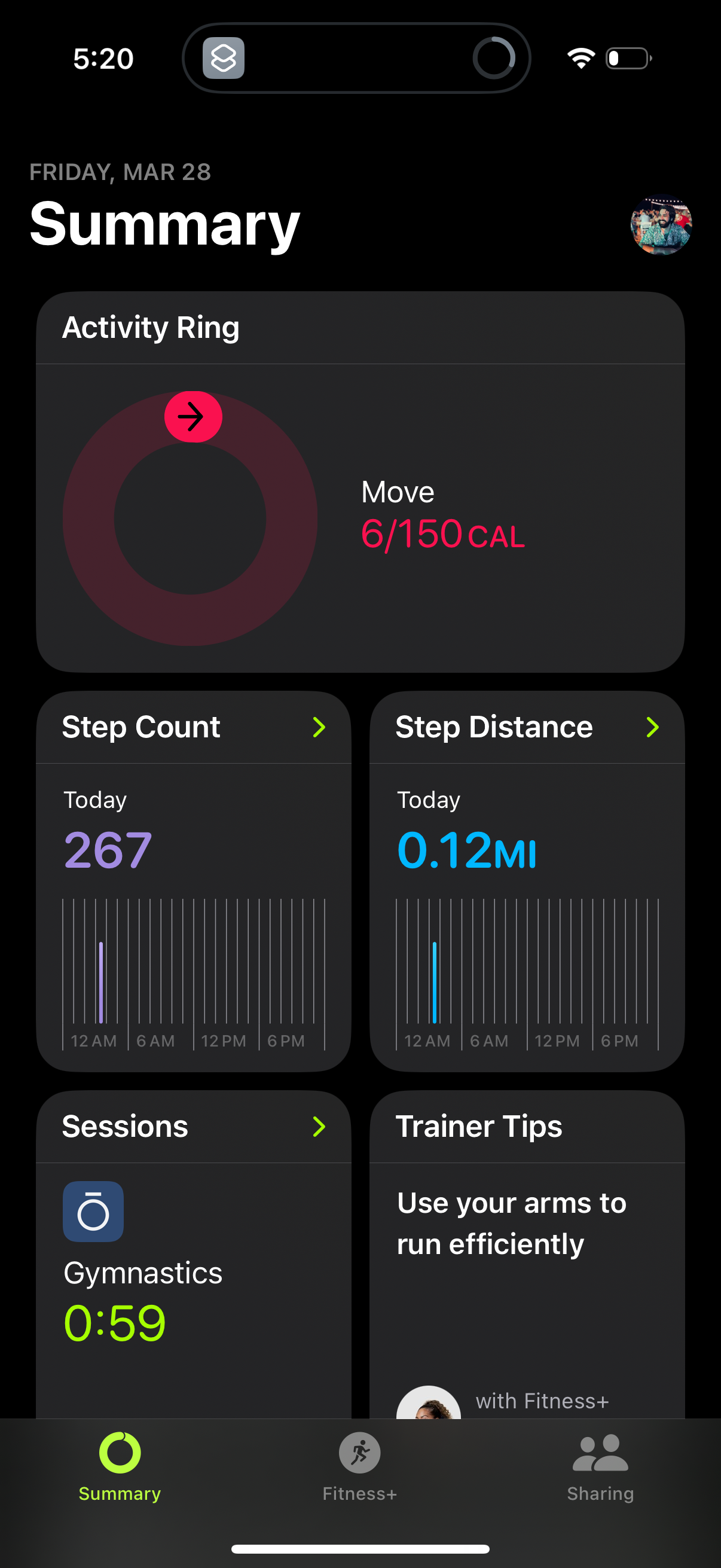 apple-fitness app screenshot 5