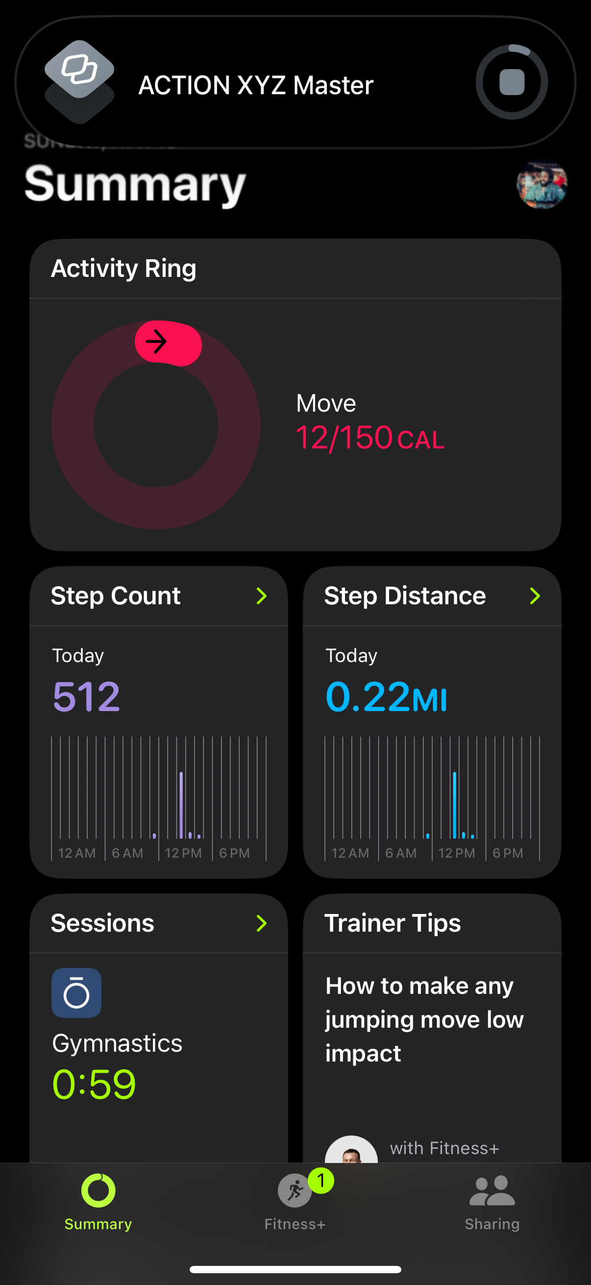 apple-fitness app screenshot 3
