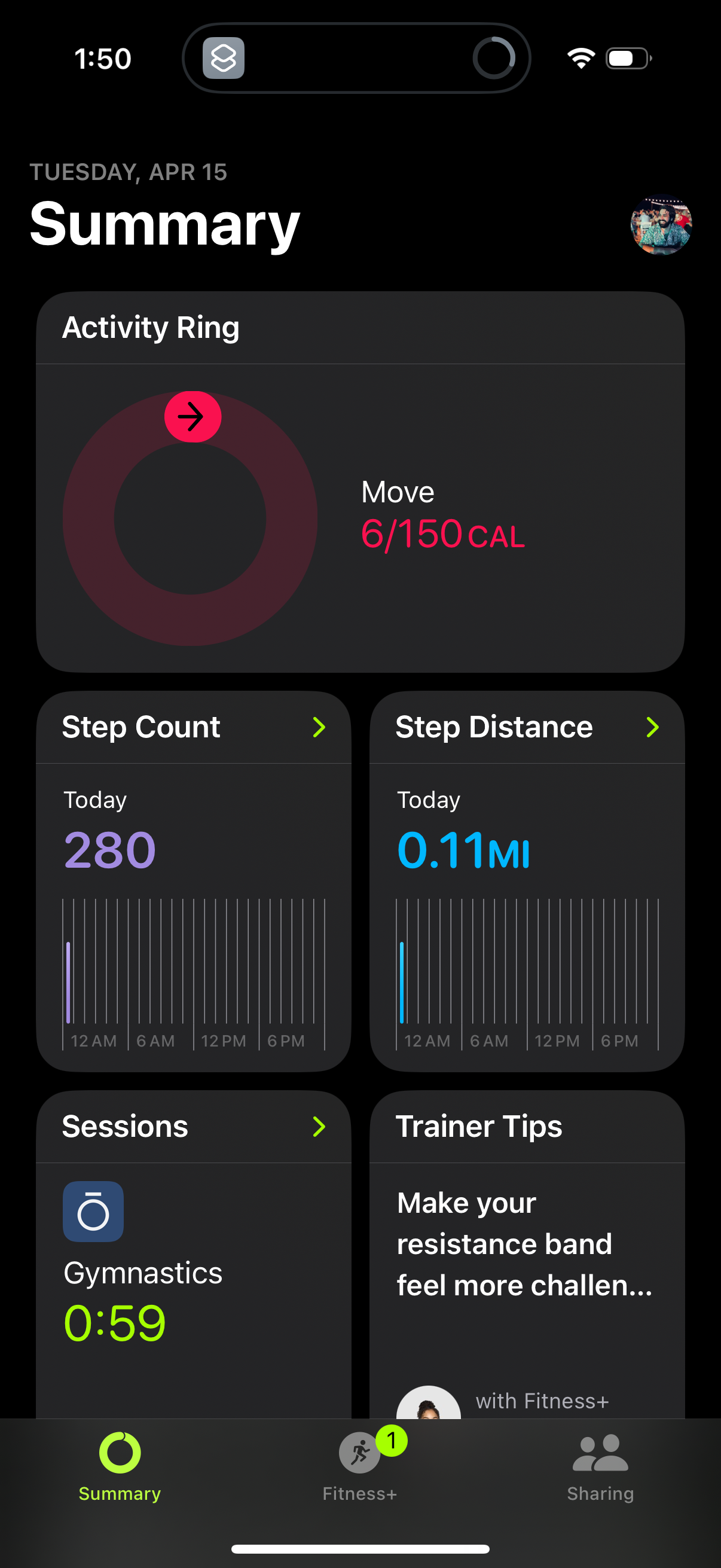 apple-fitness app screenshot 2