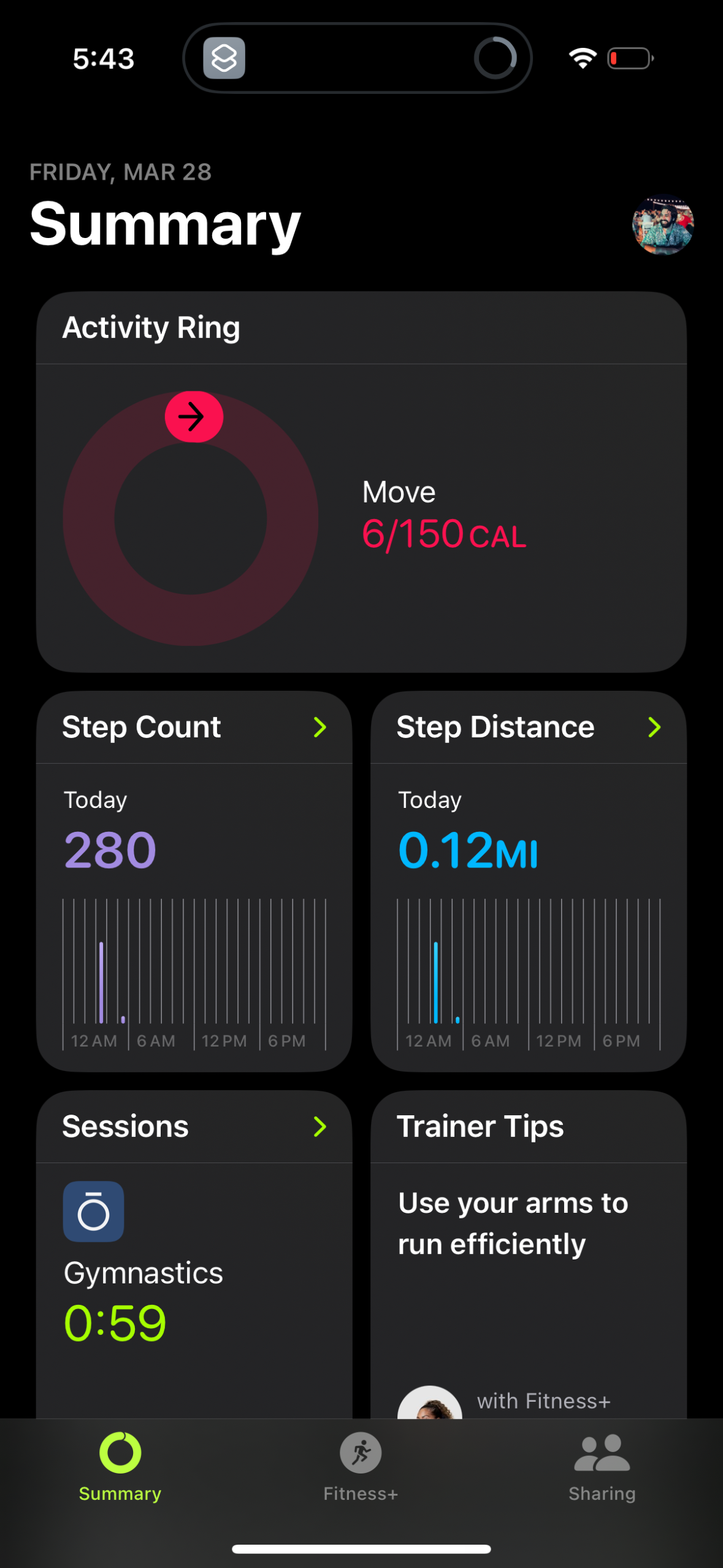 apple-fitness app screenshot 4