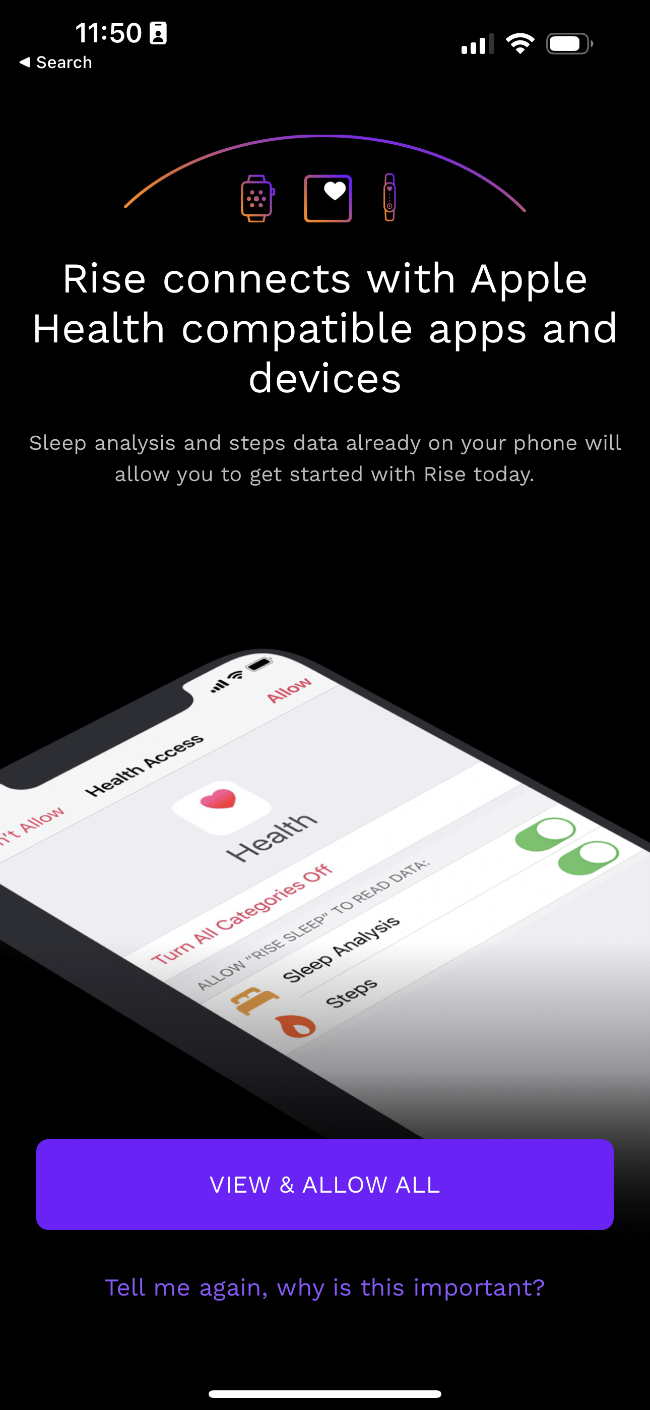 rise app screenshot 125