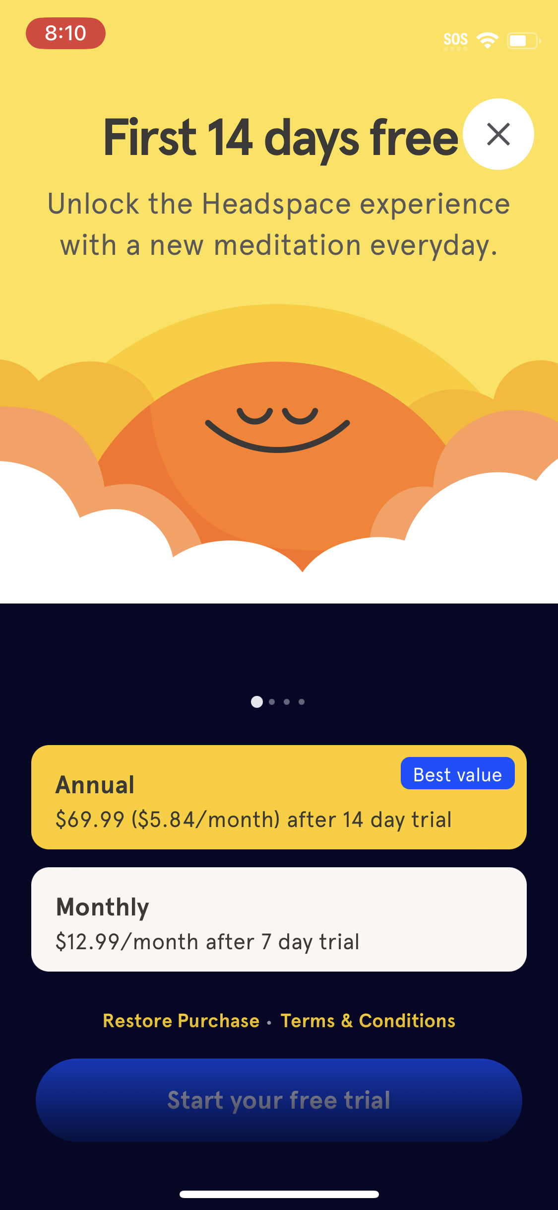 headspace app screenshot 151