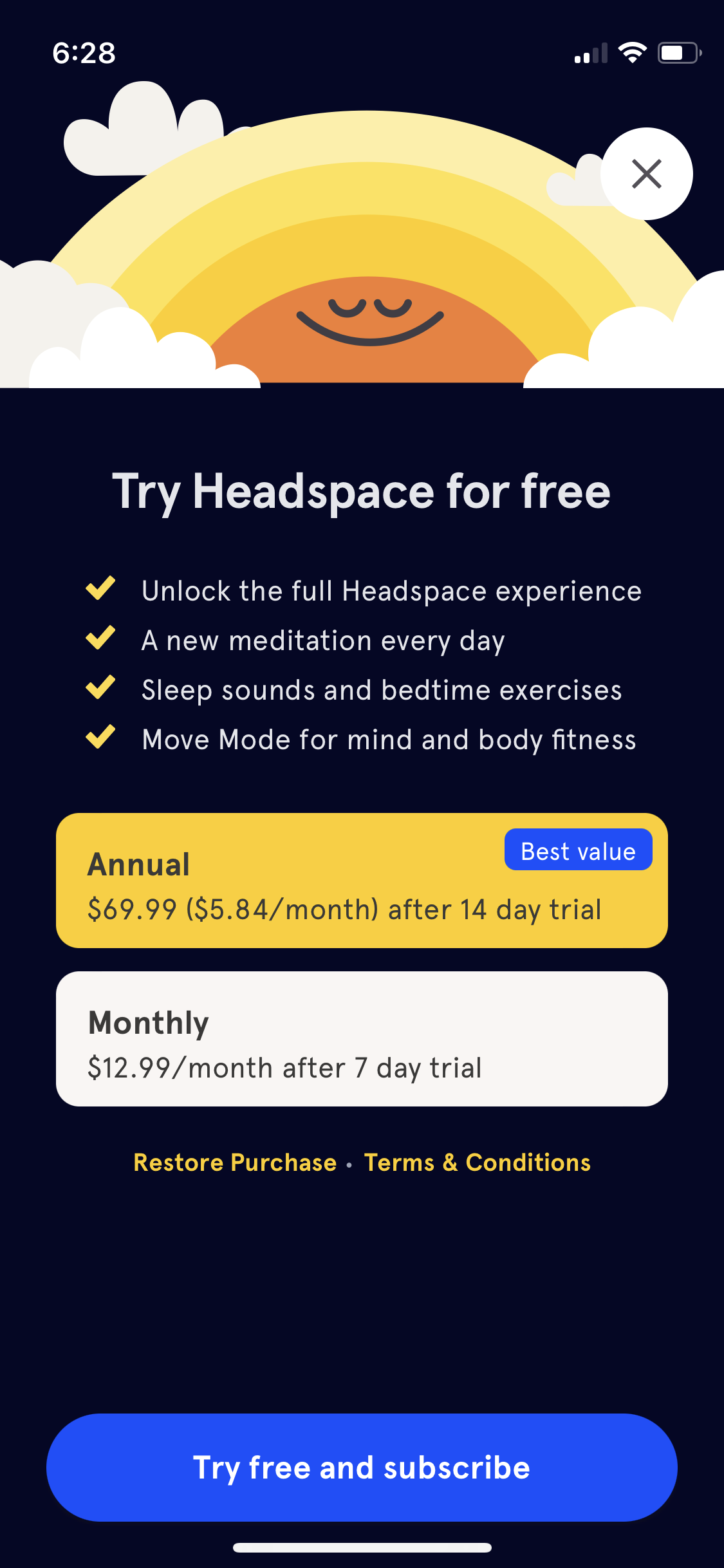 headspace app screenshot 141