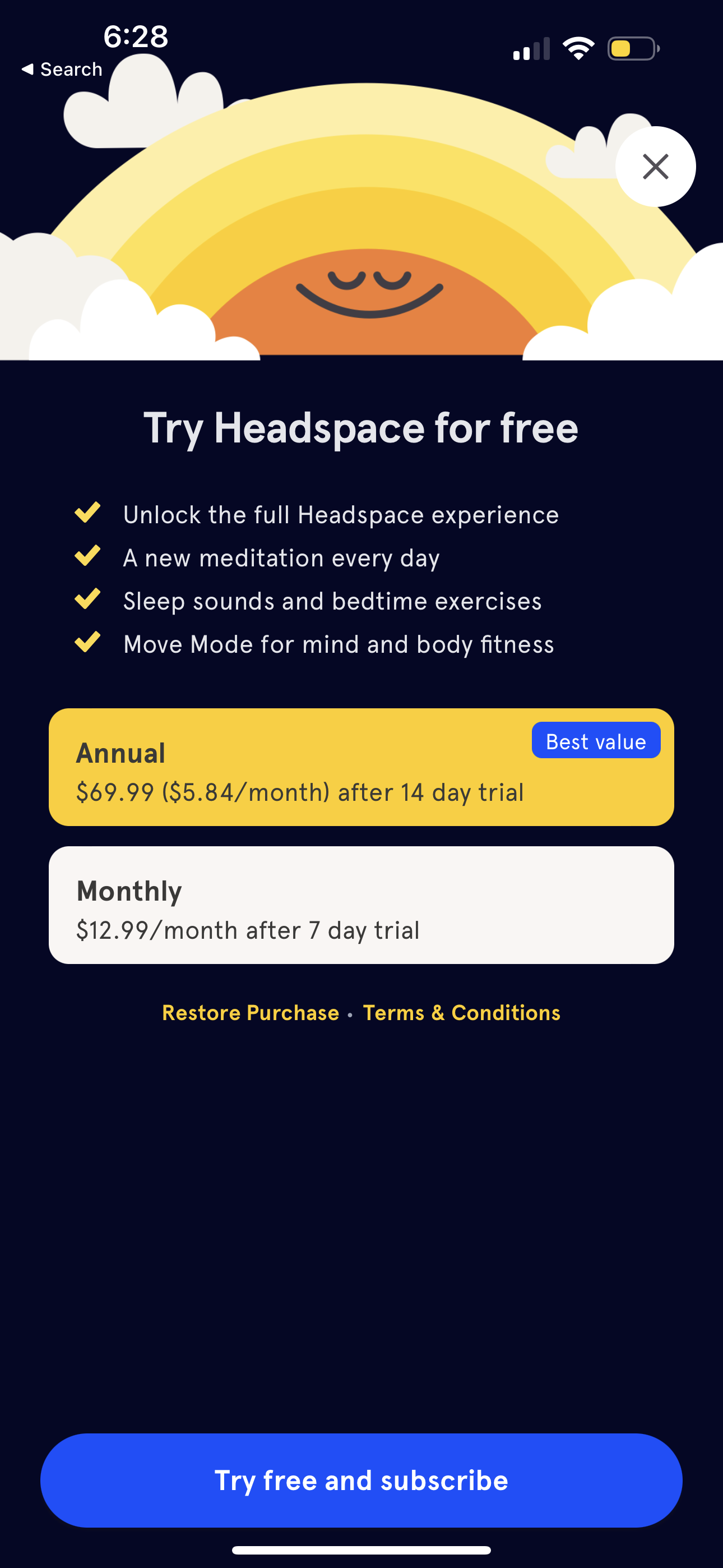 headspace app screenshot 139