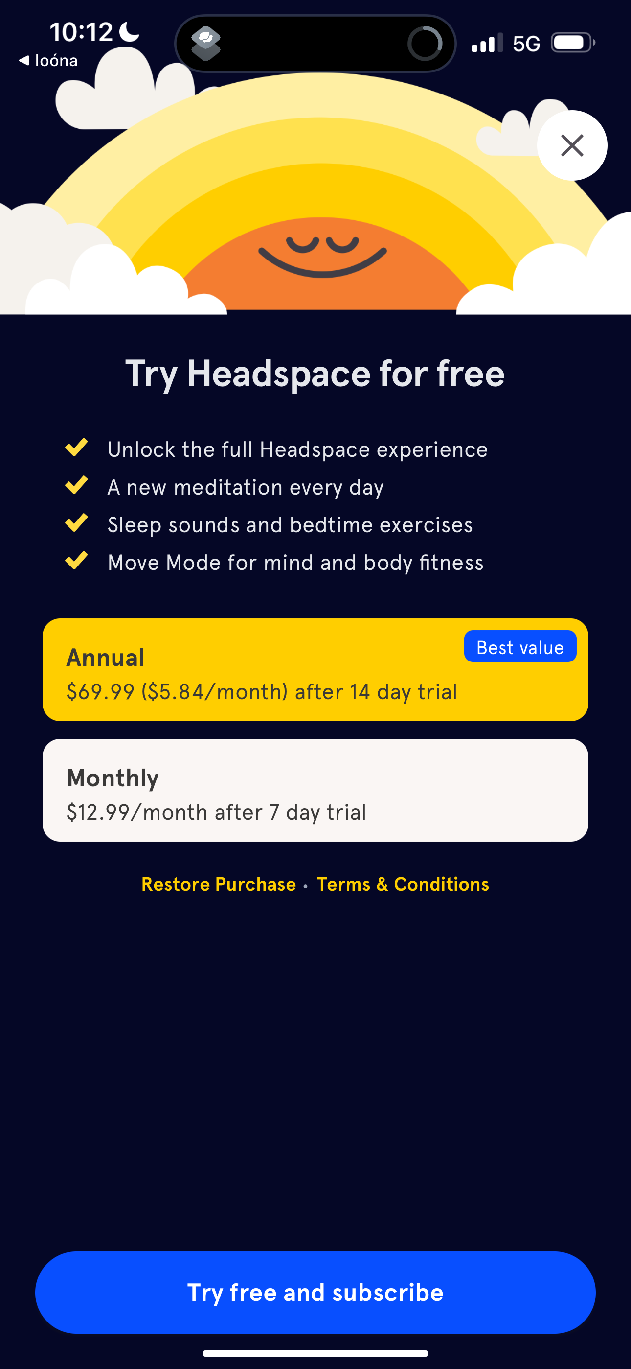 headspace app screenshot 126