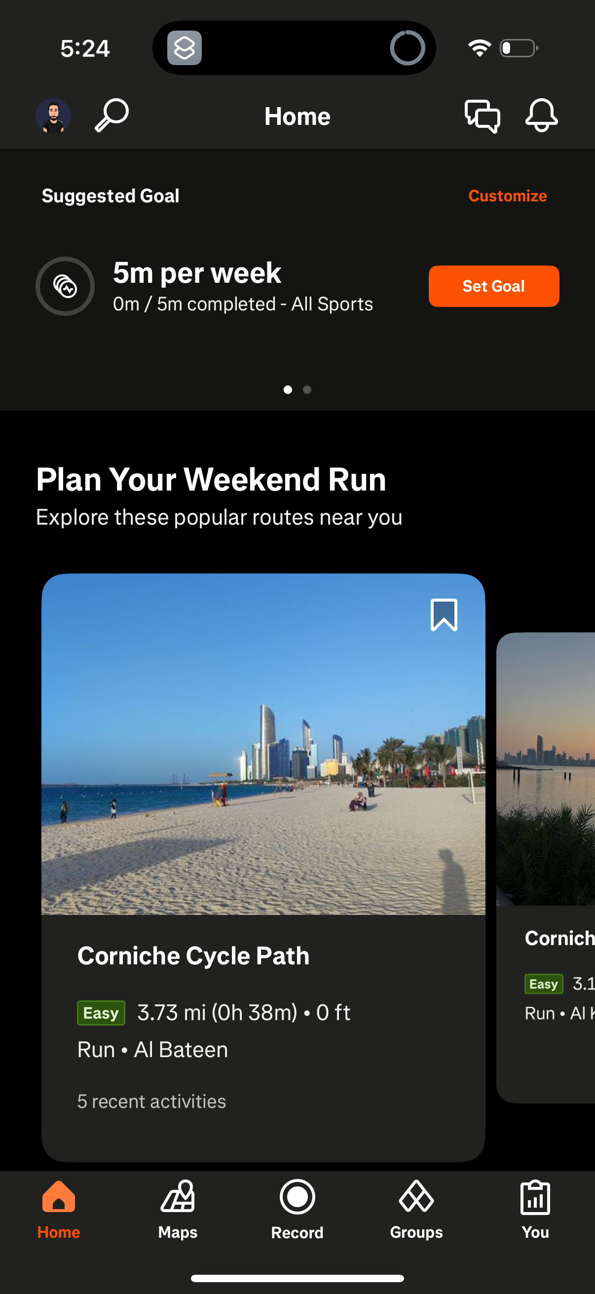 strava app screenshot 33