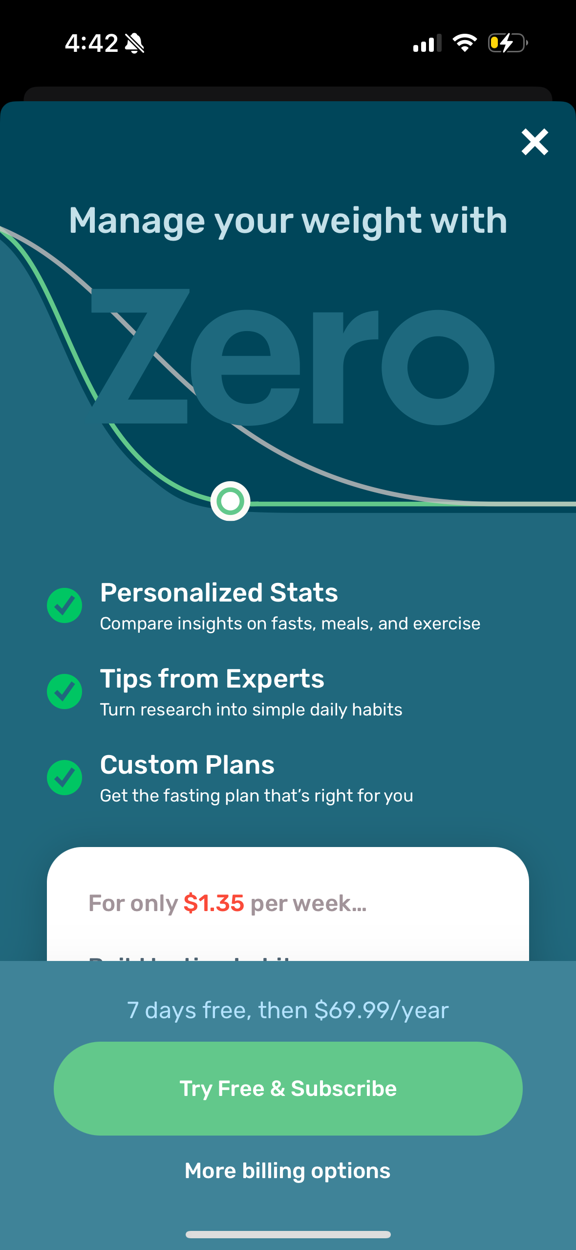 zero app screenshot 128