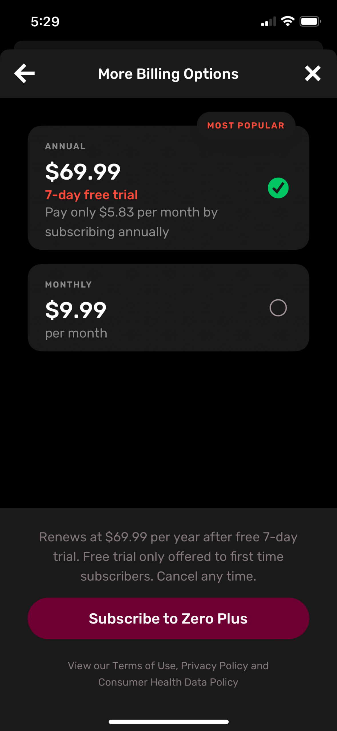 zero app screenshot 29