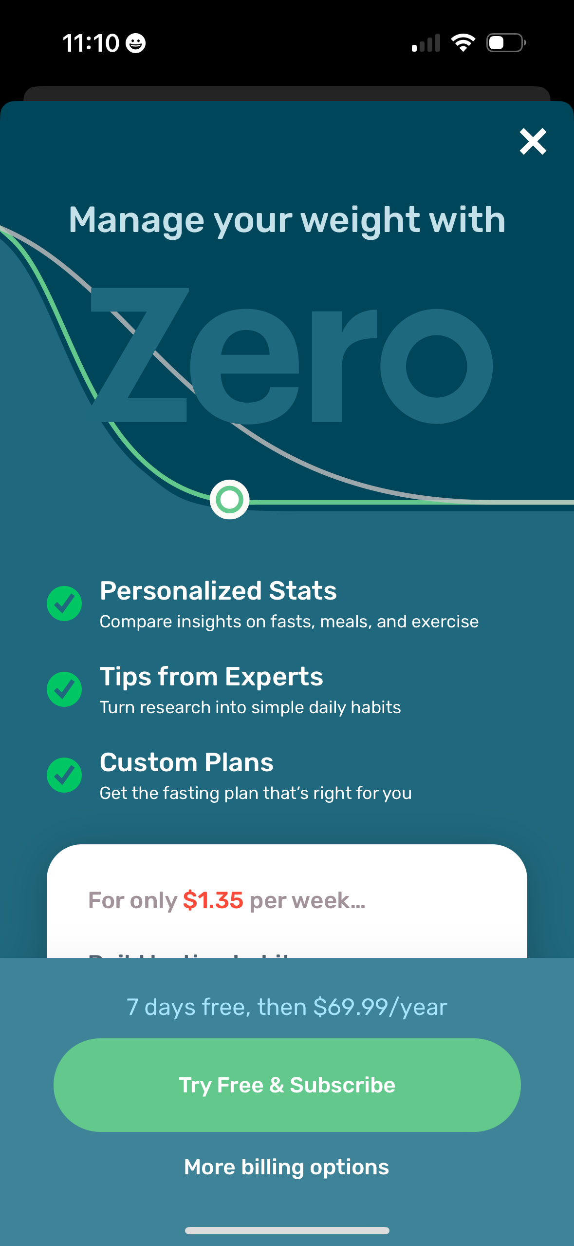 zero app screenshot 110