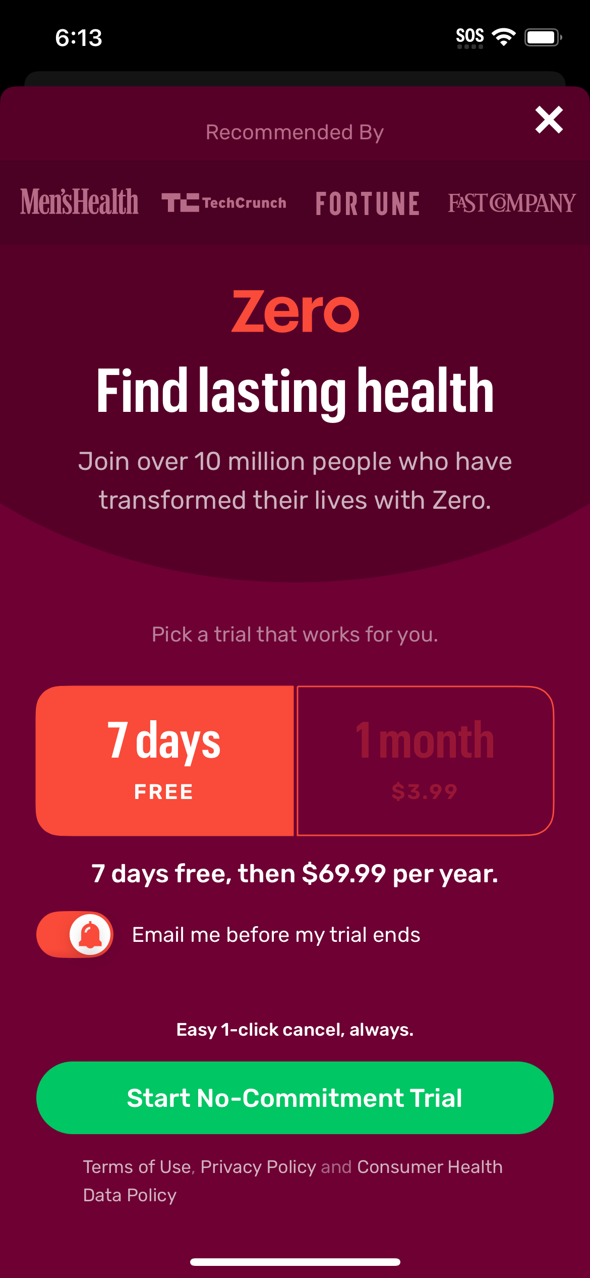 zero app screenshot 109