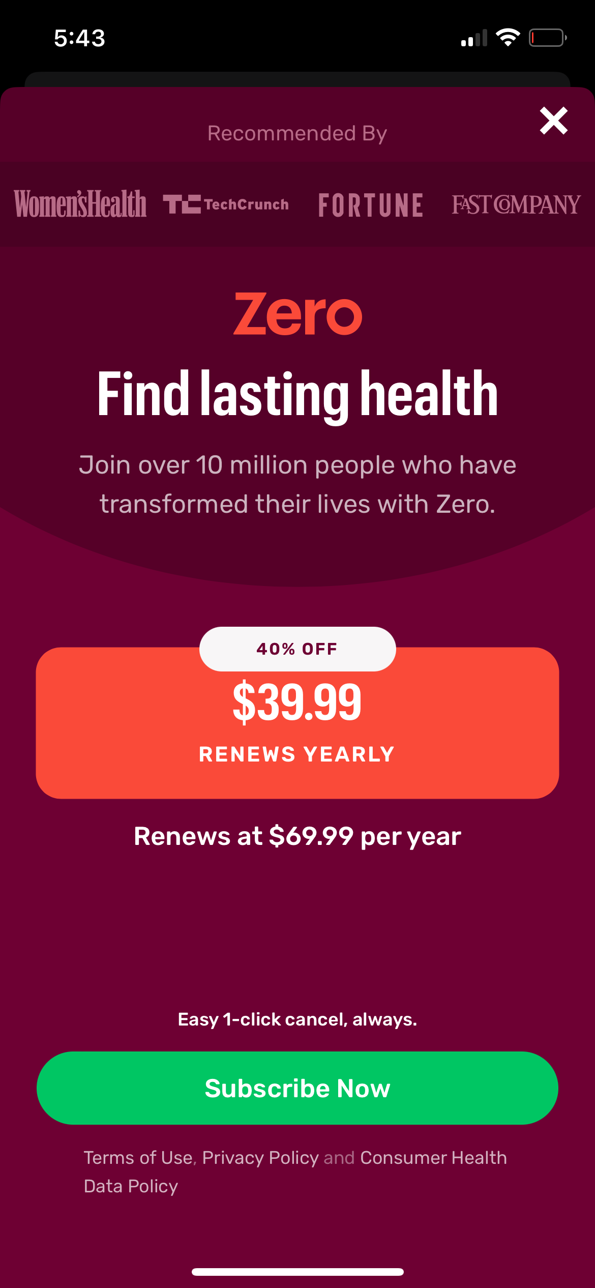 zero app screenshot 93