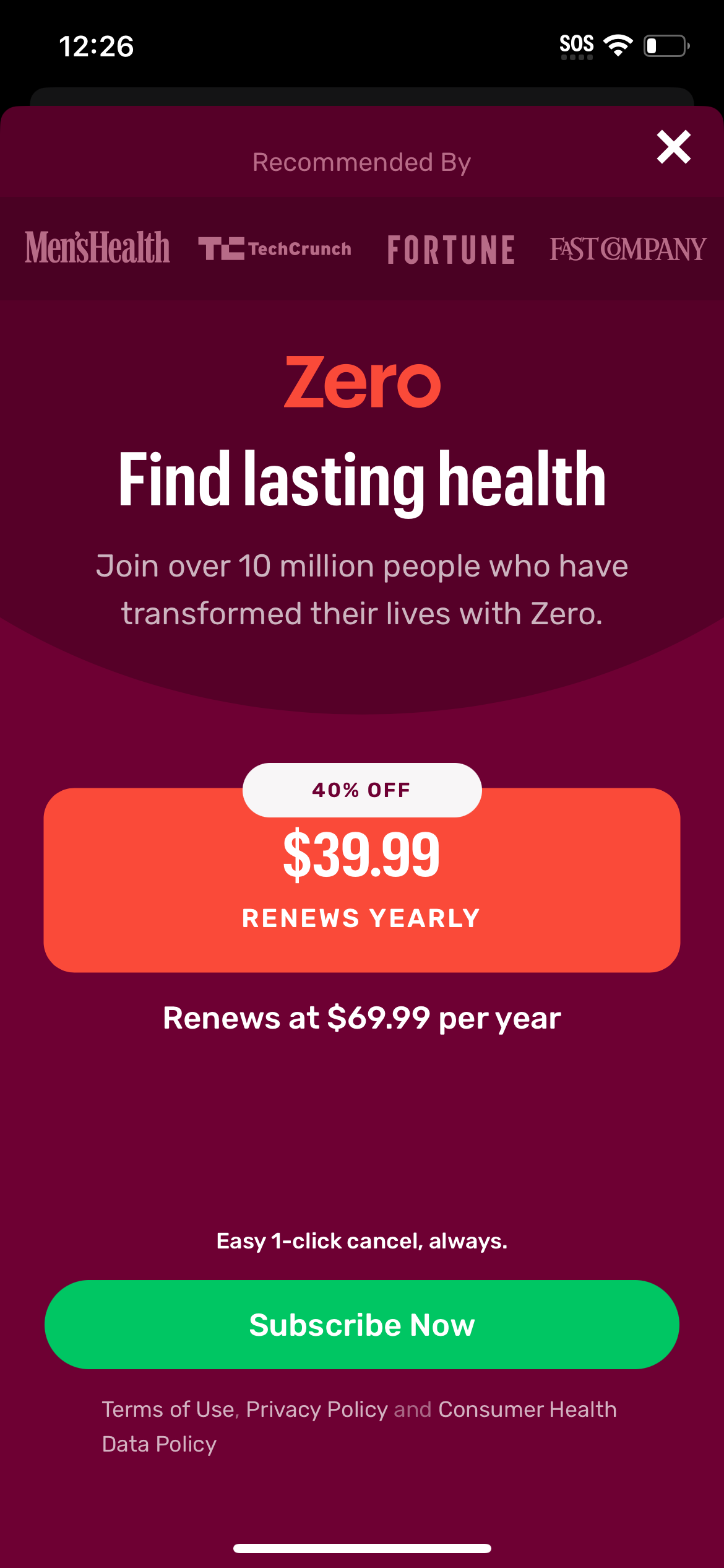 zero app screenshot 76