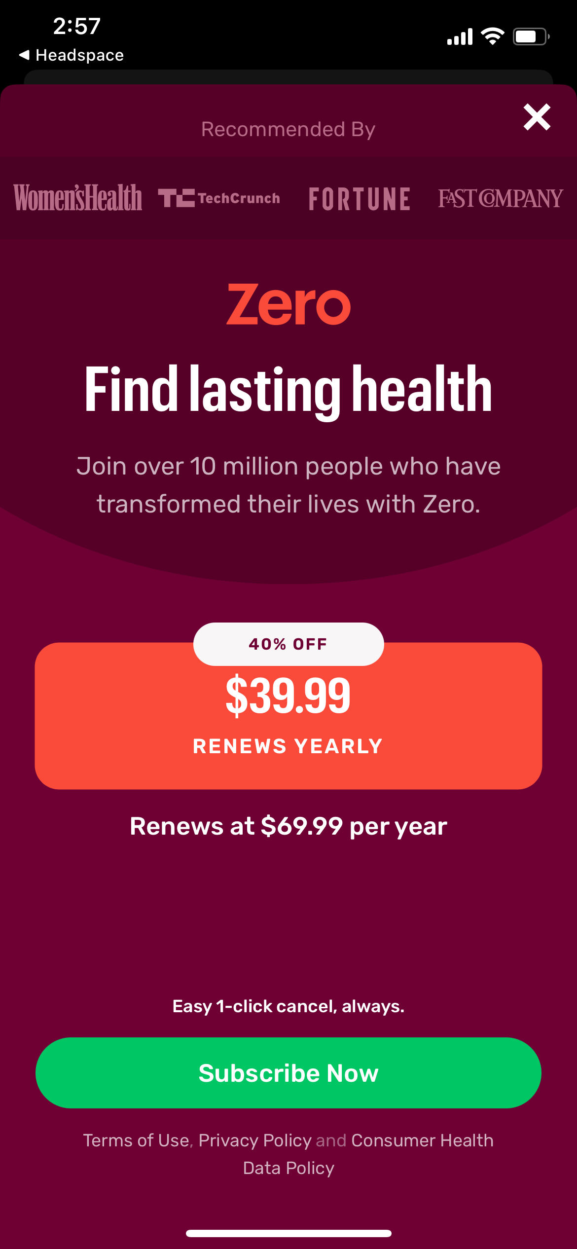 zero app screenshot 67