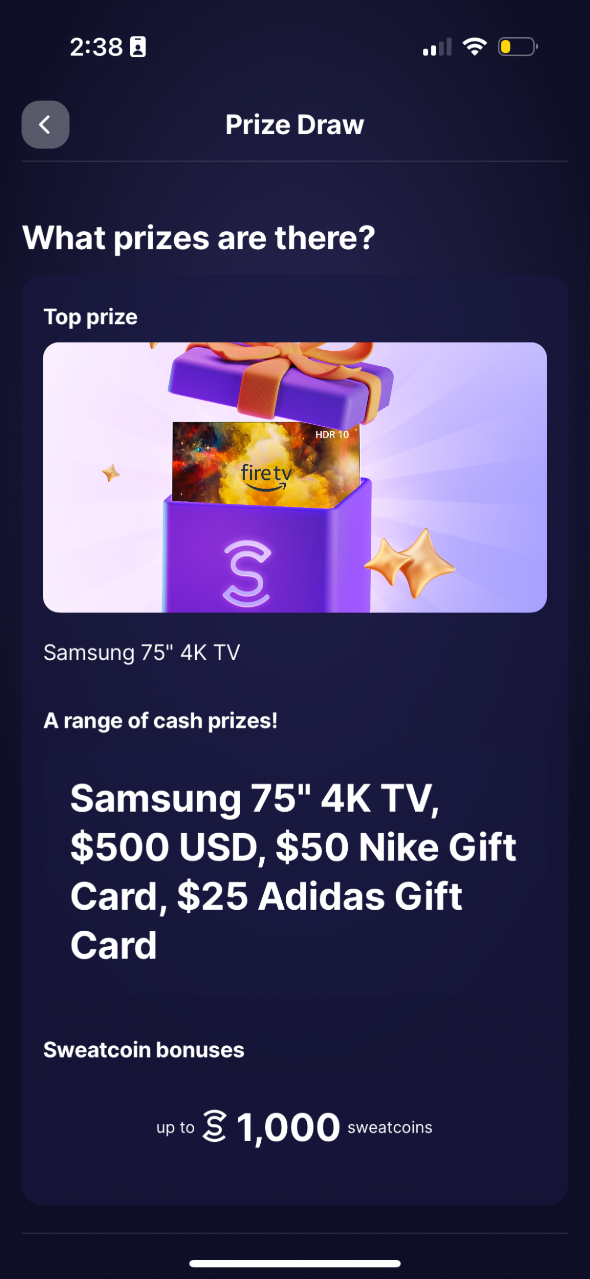 sweatcoin app screenshot 13