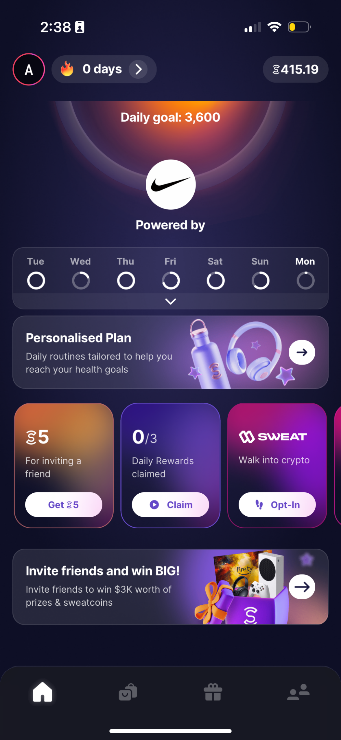 sweatcoin app screenshot 10