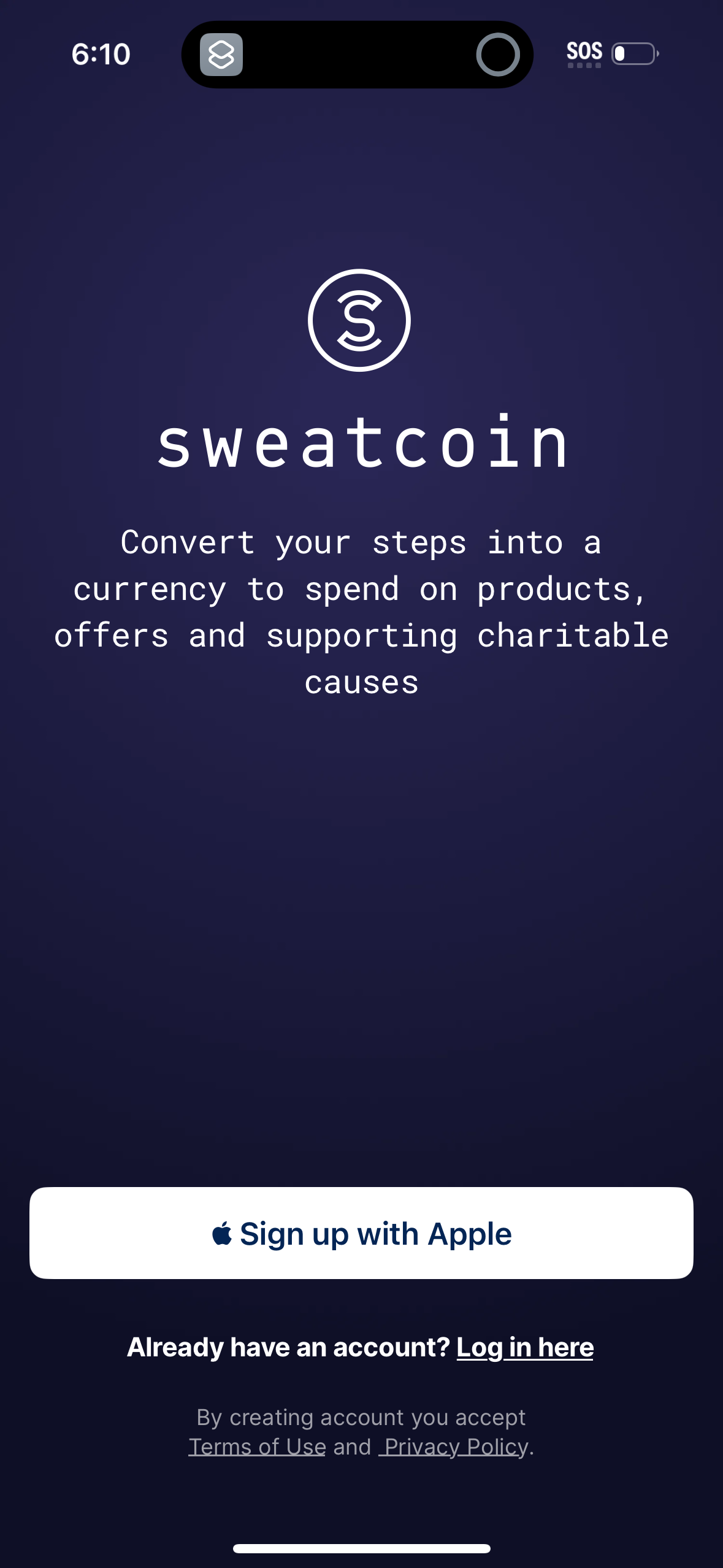 sweatcoin app screenshot 3