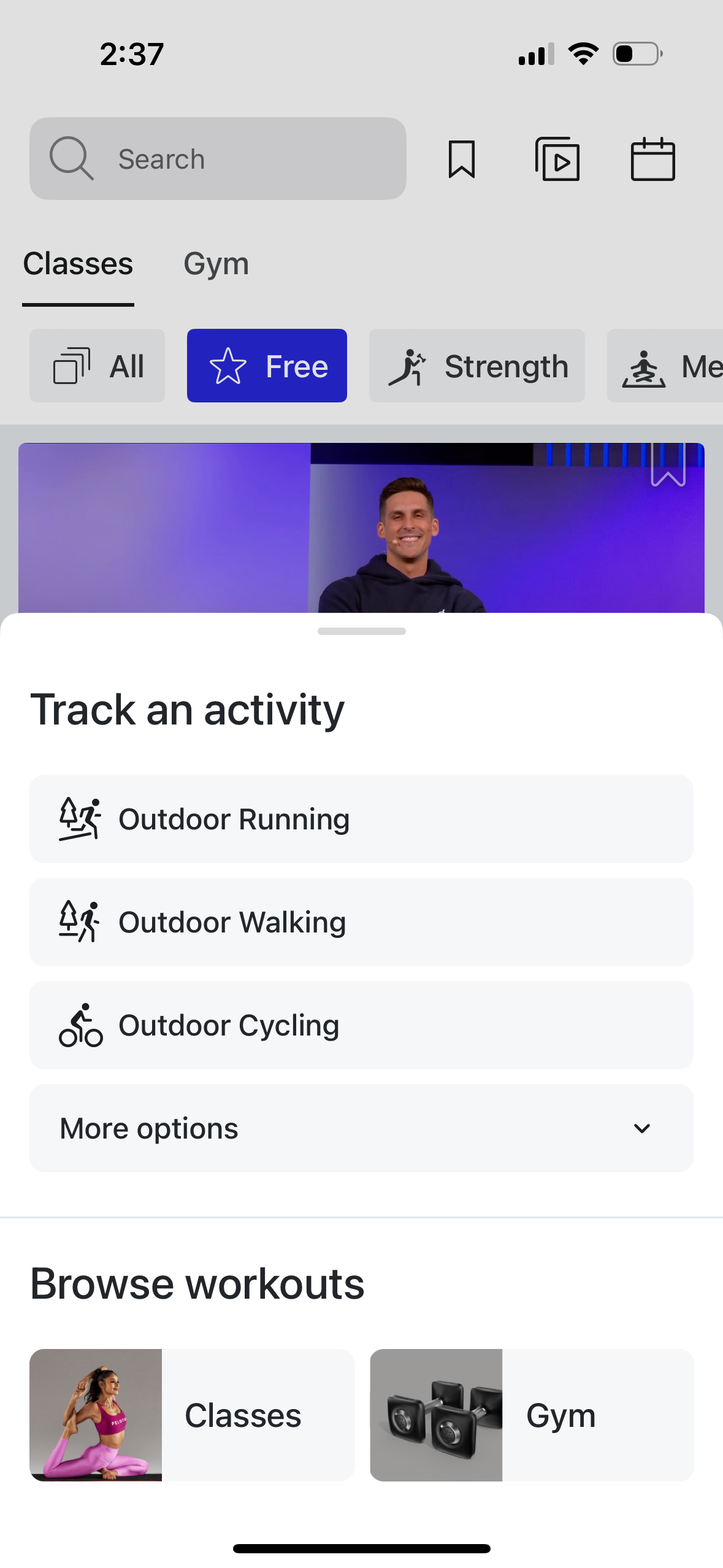 peloton app screenshot 86