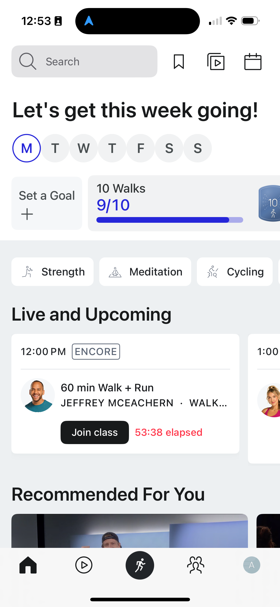 peloton app screenshot 72