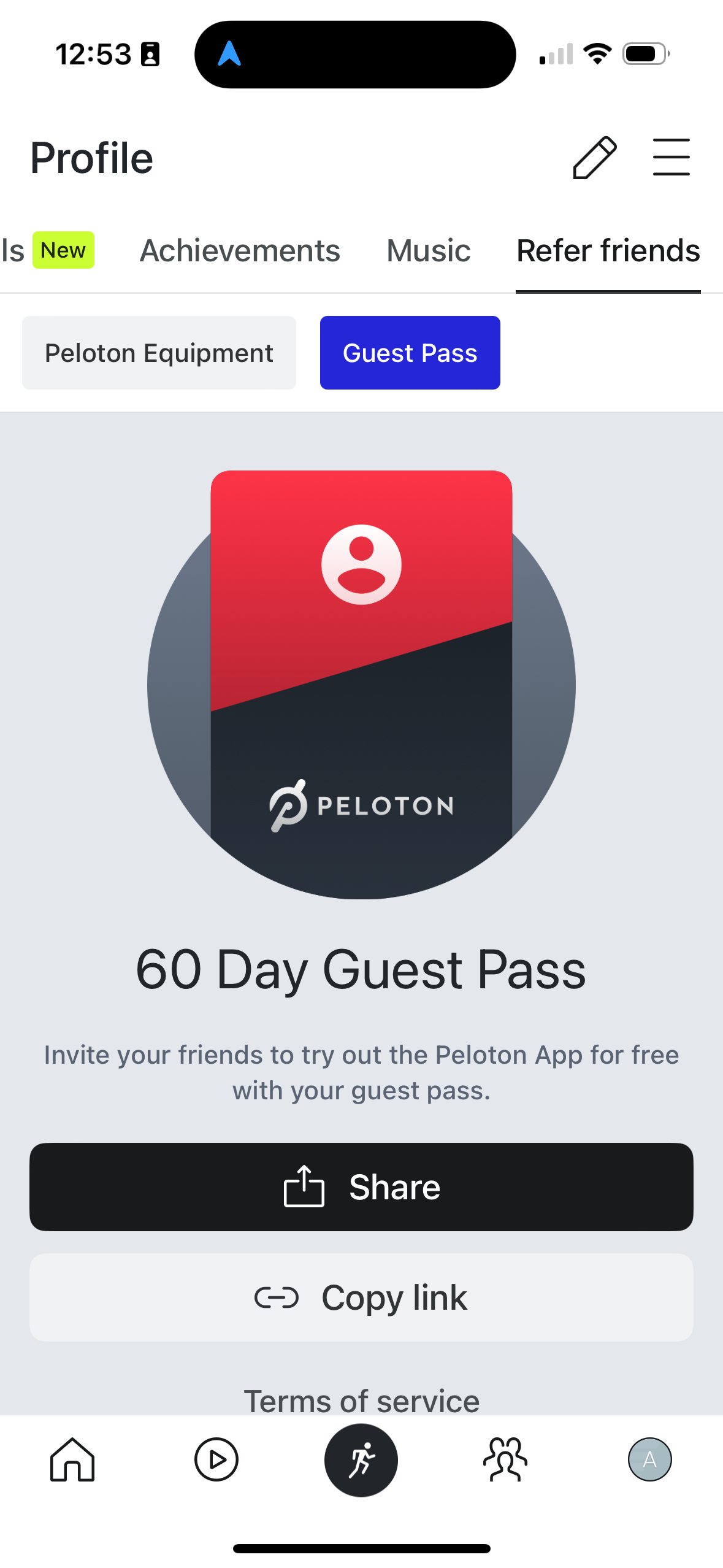 peloton app screenshot 69