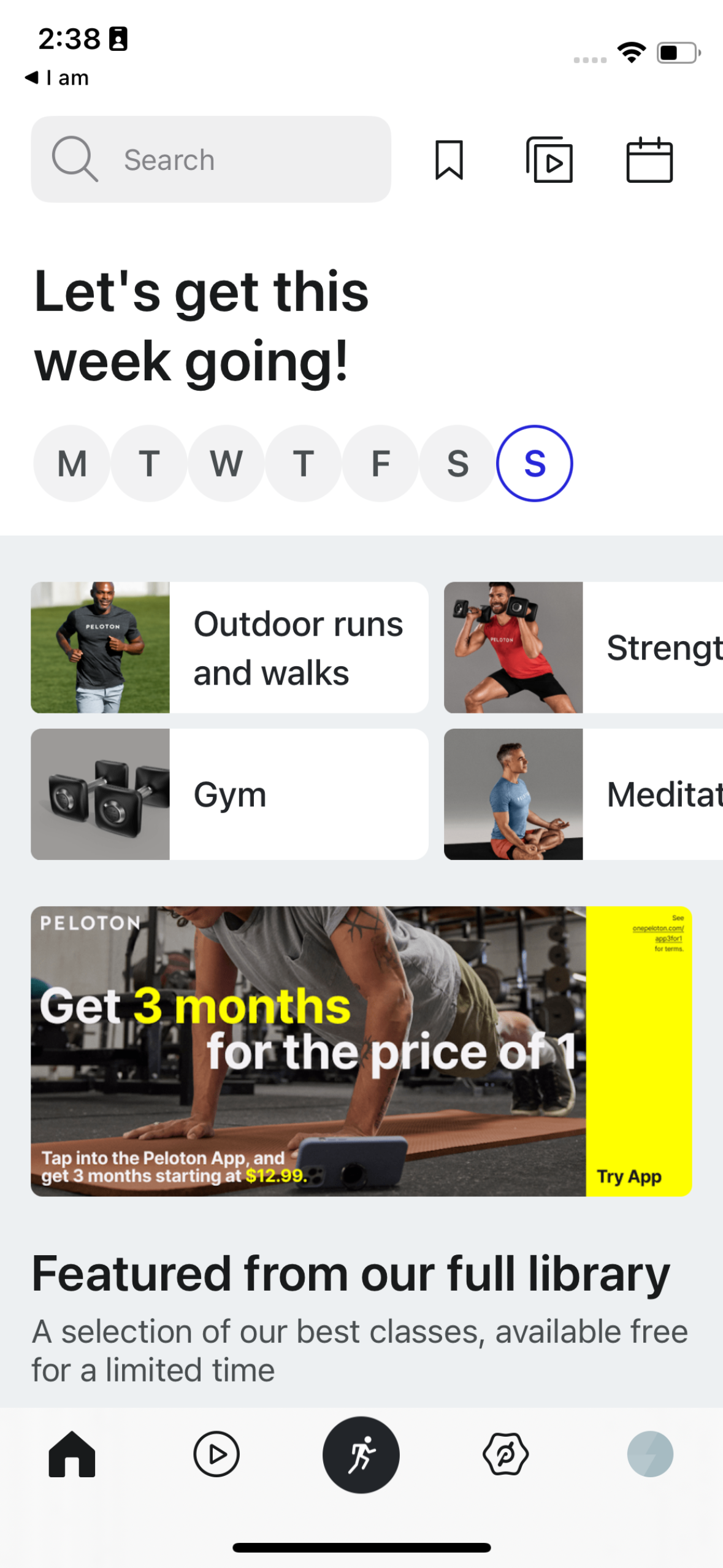 peloton app screenshot 64
