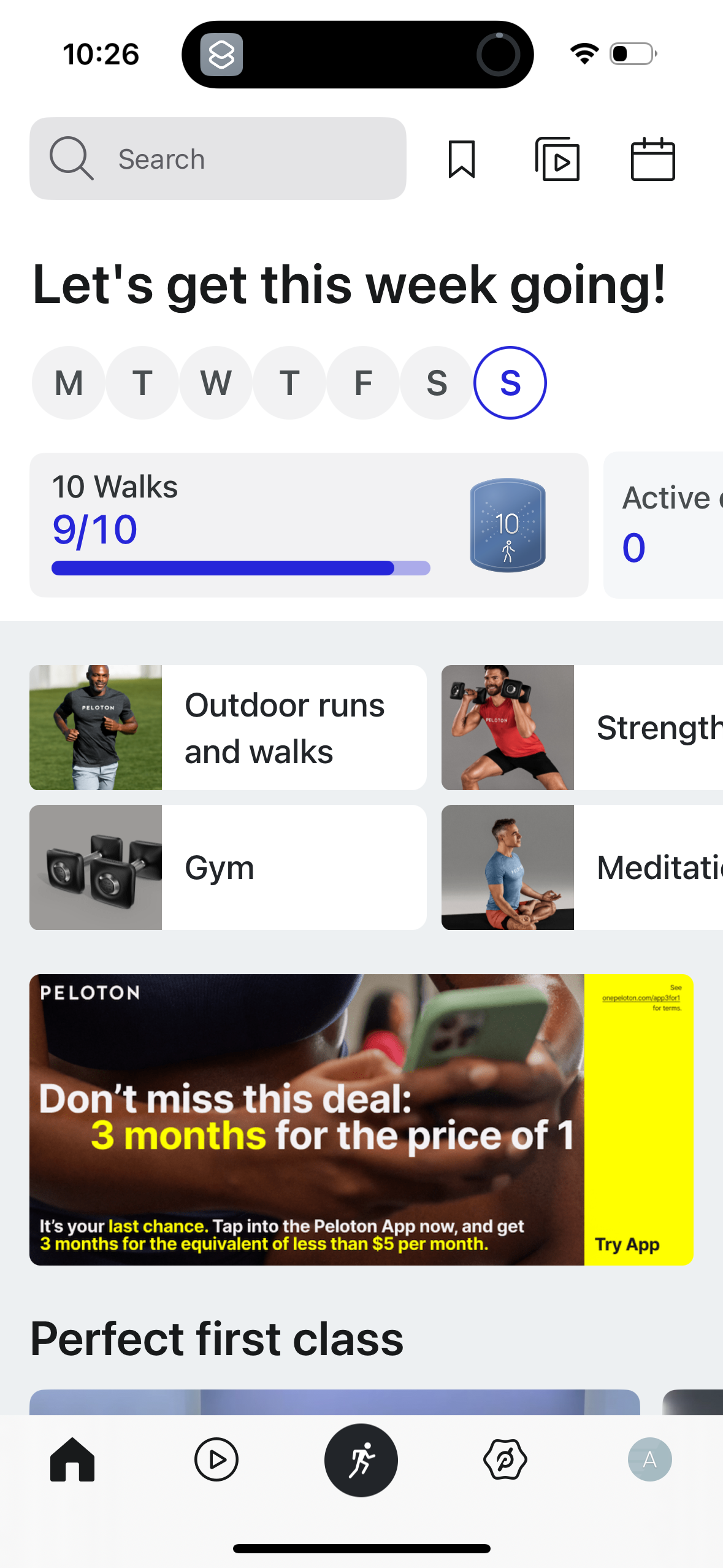 peloton app screenshot 55