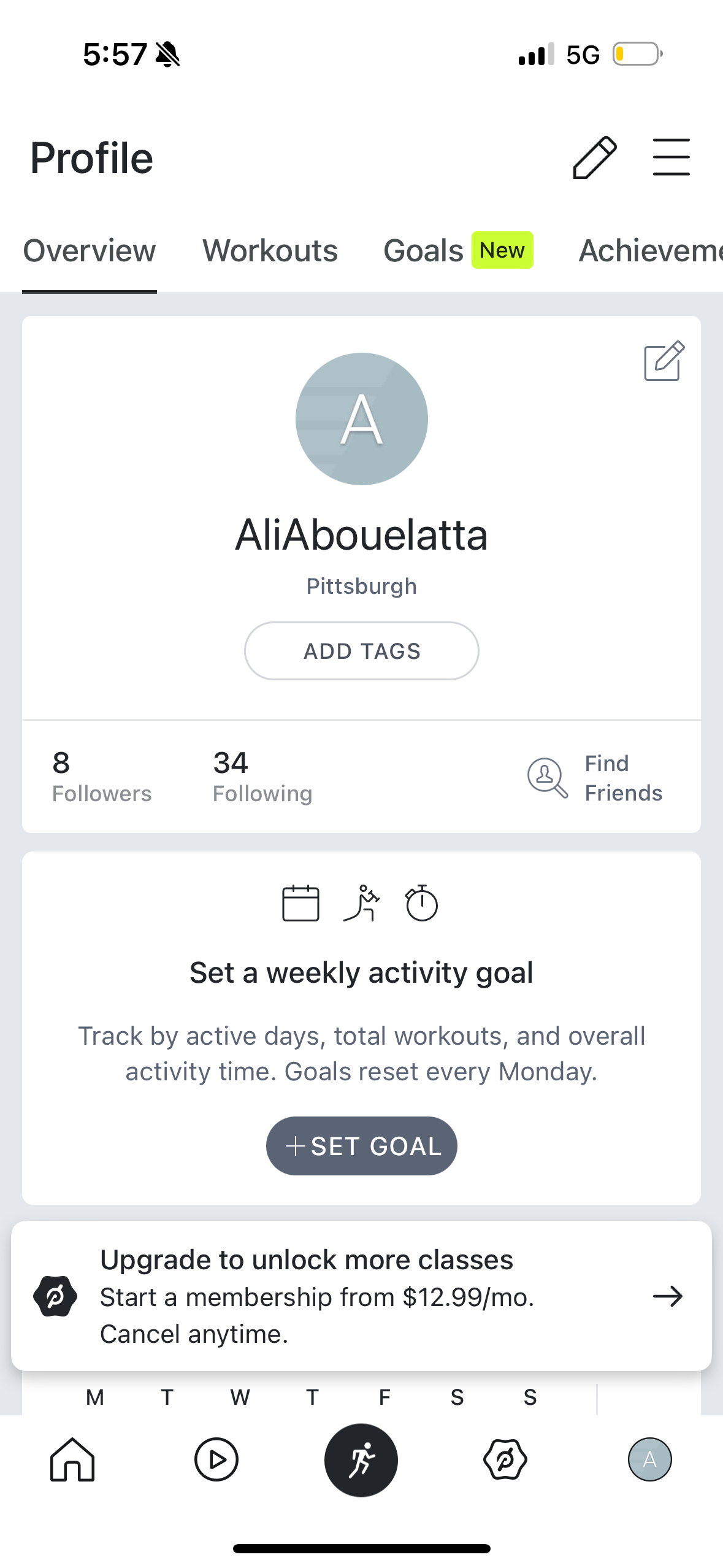 peloton app screenshot 46
