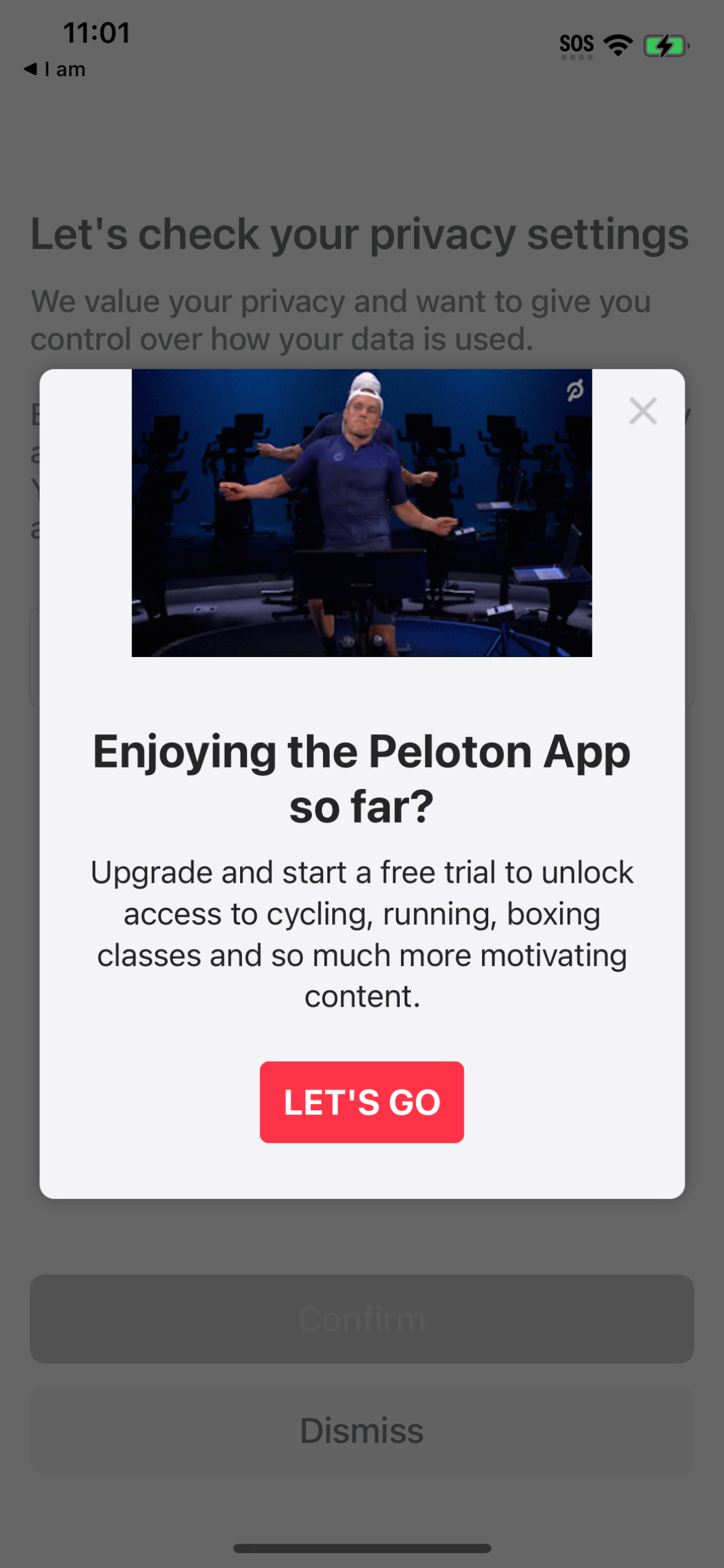 peloton app screenshot 39