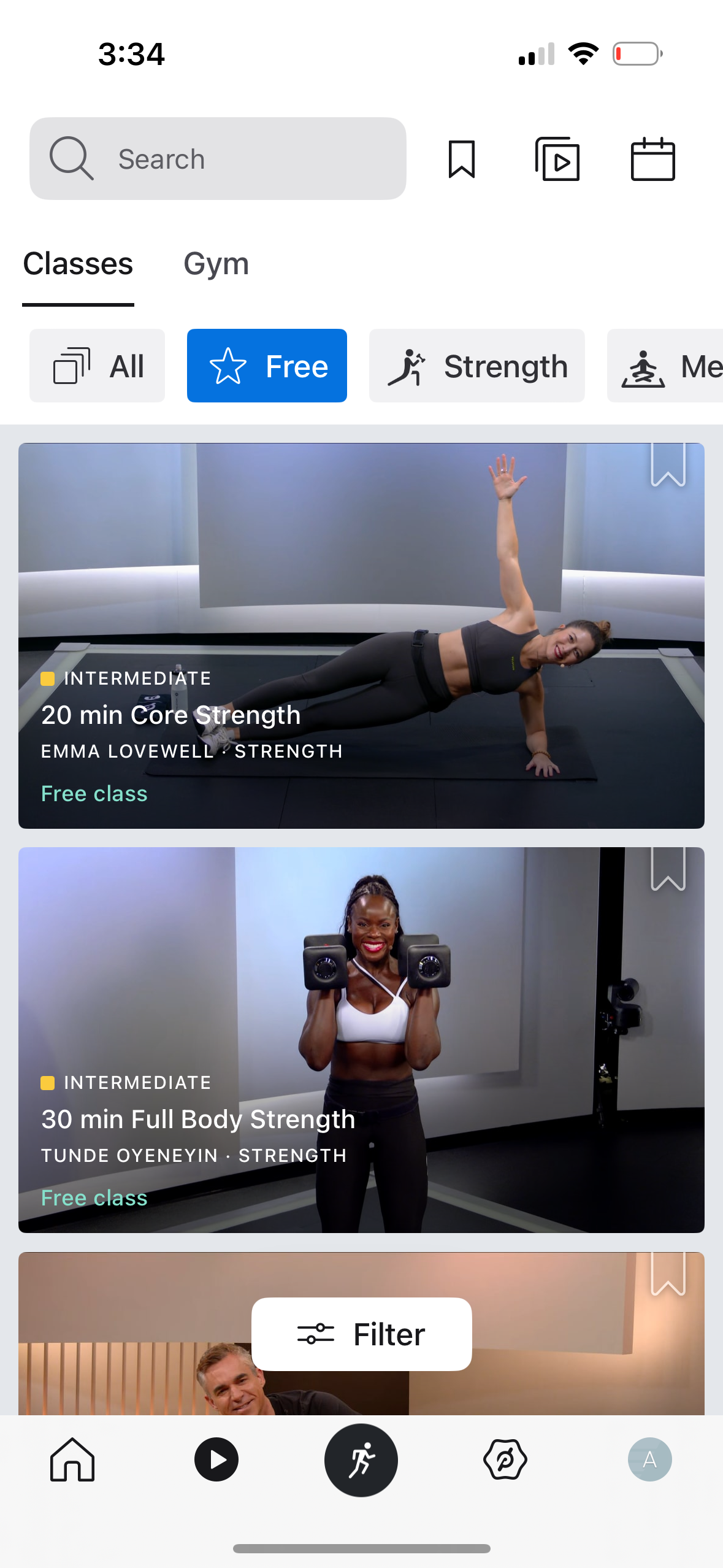 peloton app screenshot 33