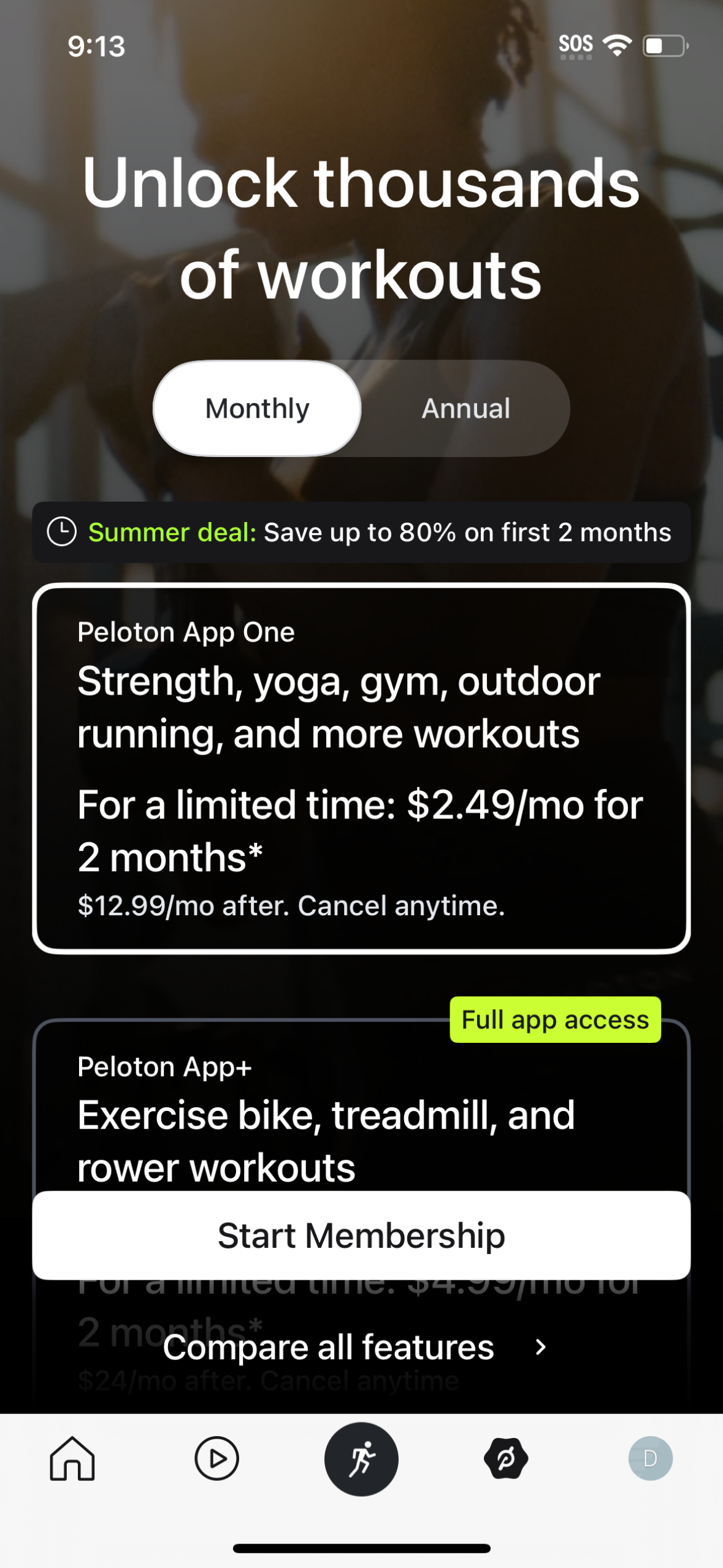peloton app screenshot 31