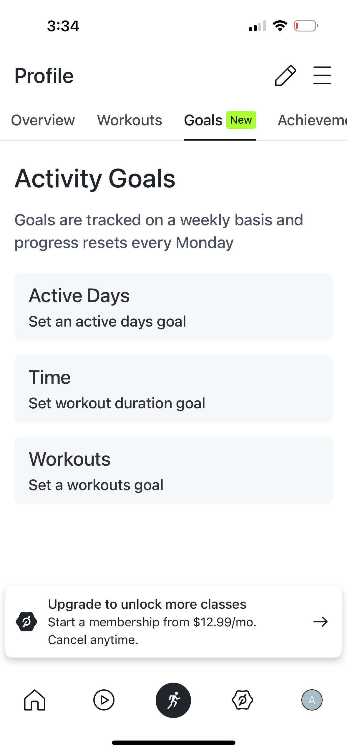peloton app screenshot 26