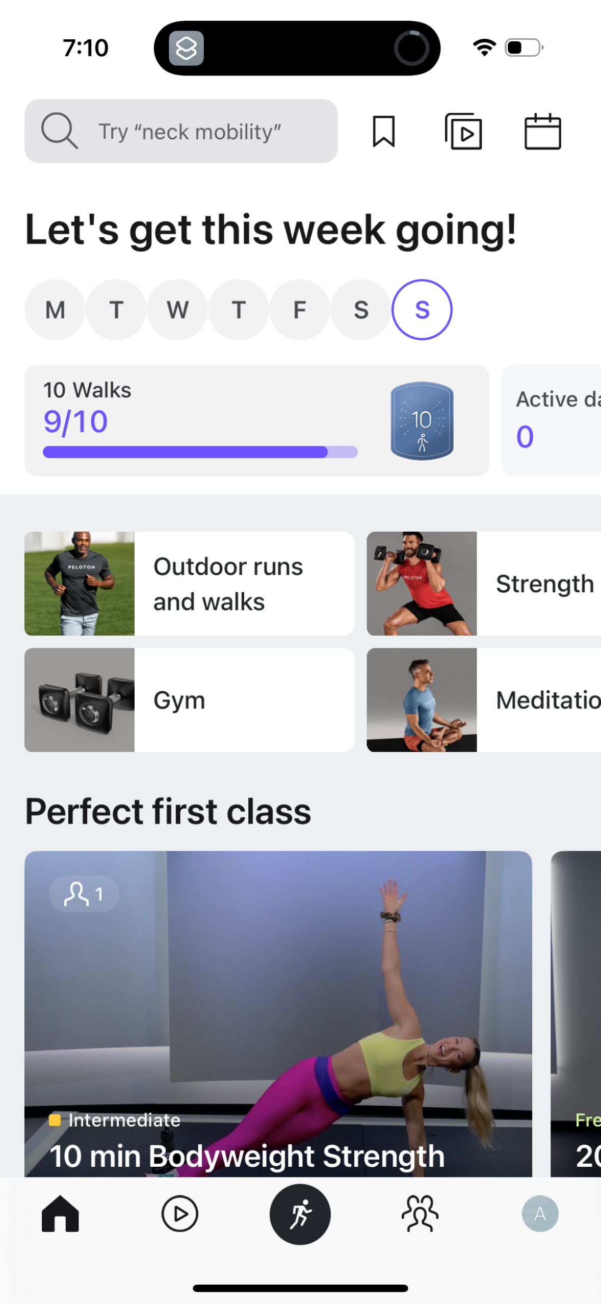 peloton app screenshot 17