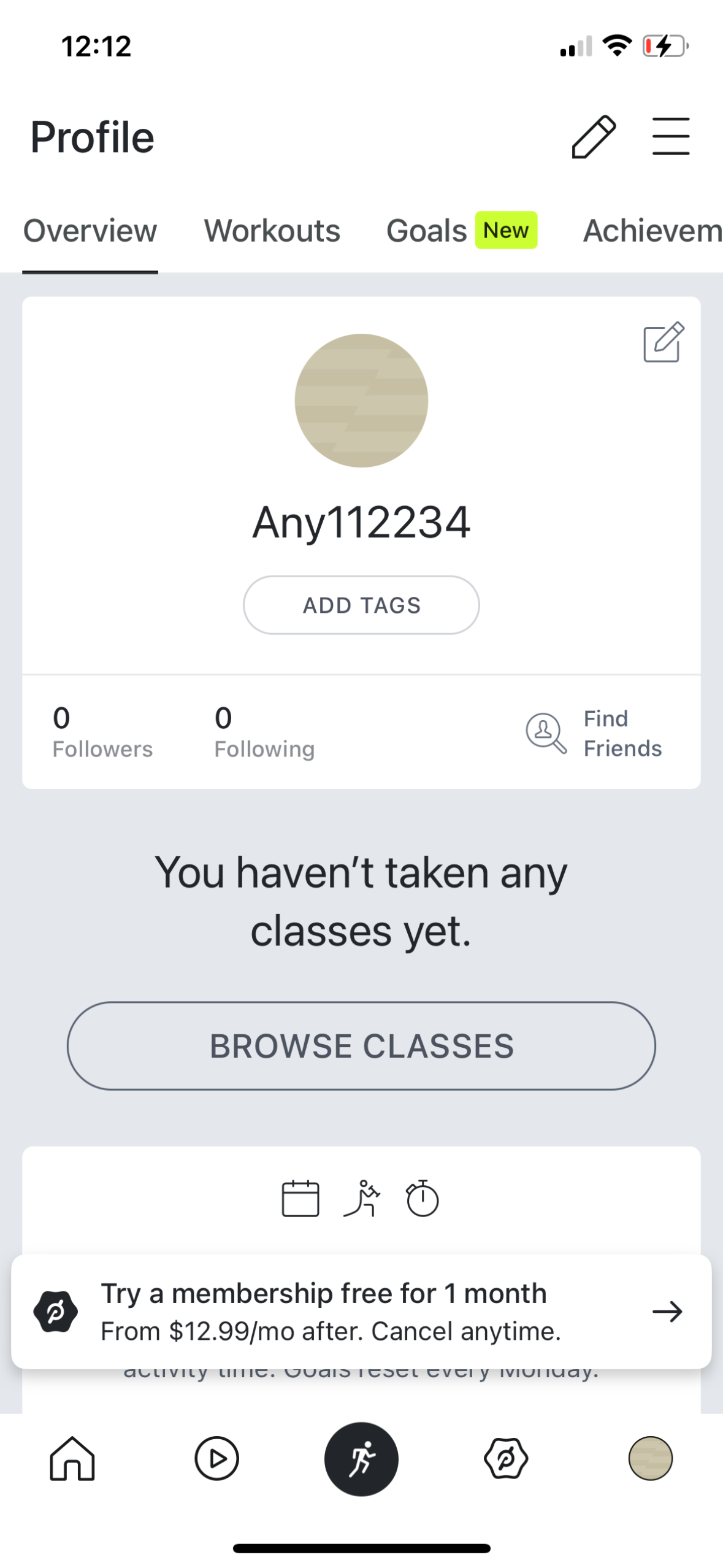 peloton app screenshot 9