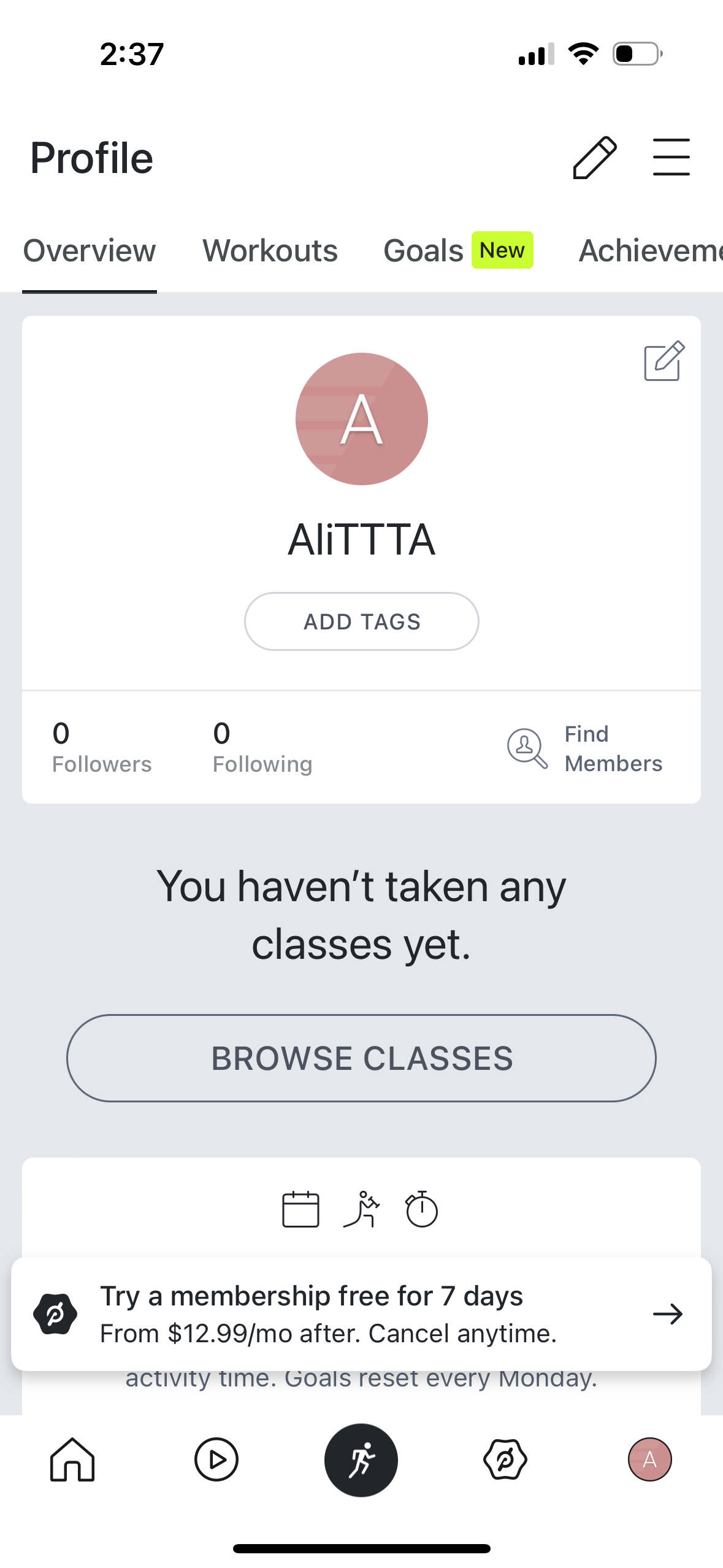 peloton app screenshot 6
