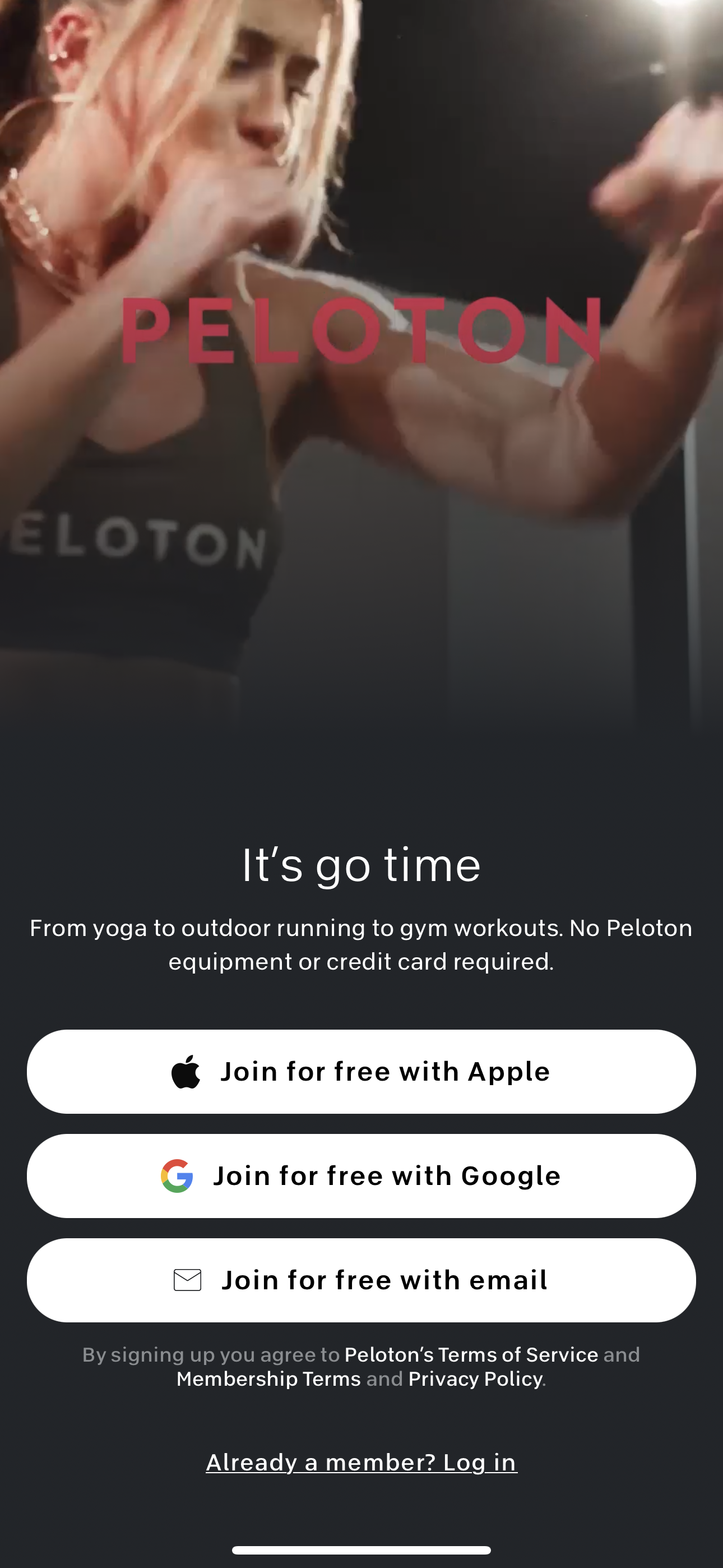 peloton app screenshot 100
