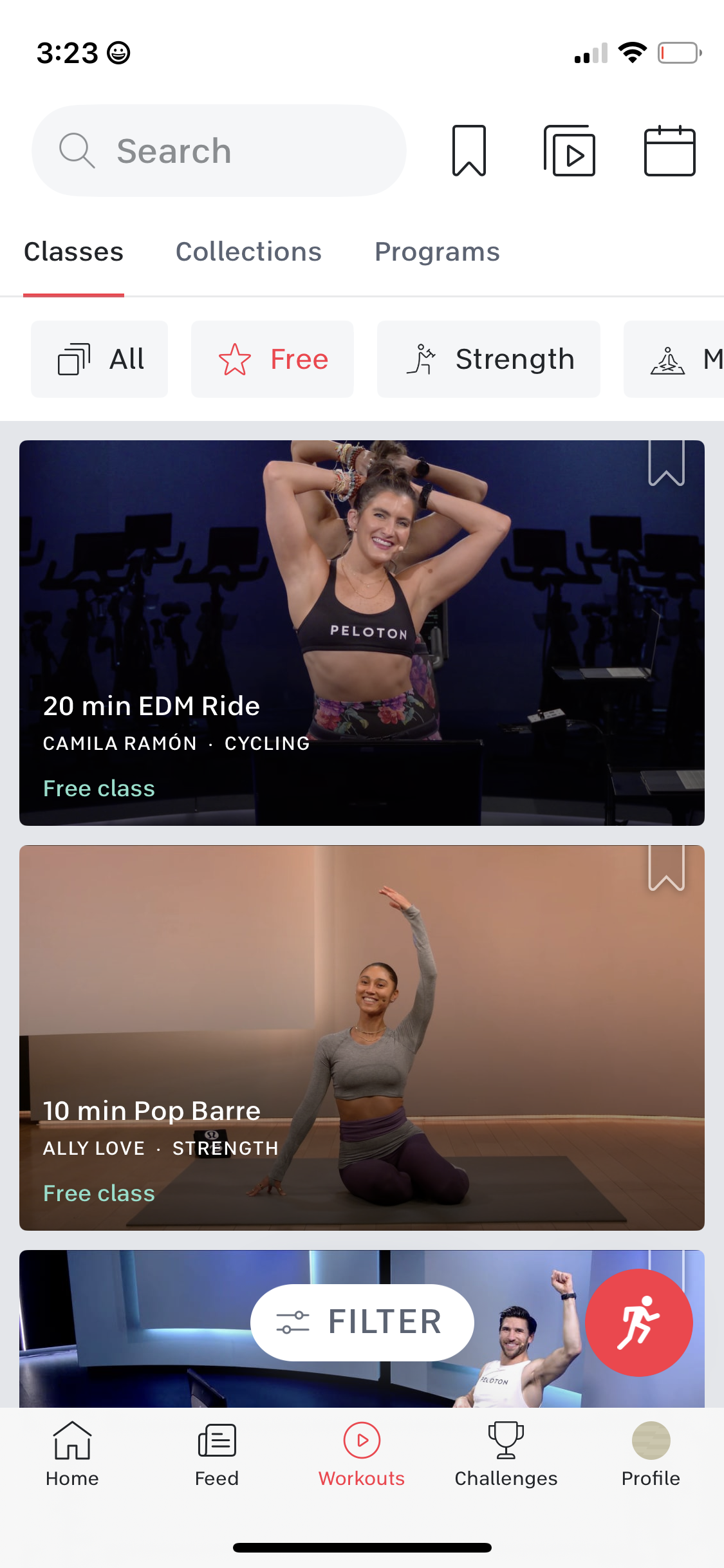 peloton app screenshot 94