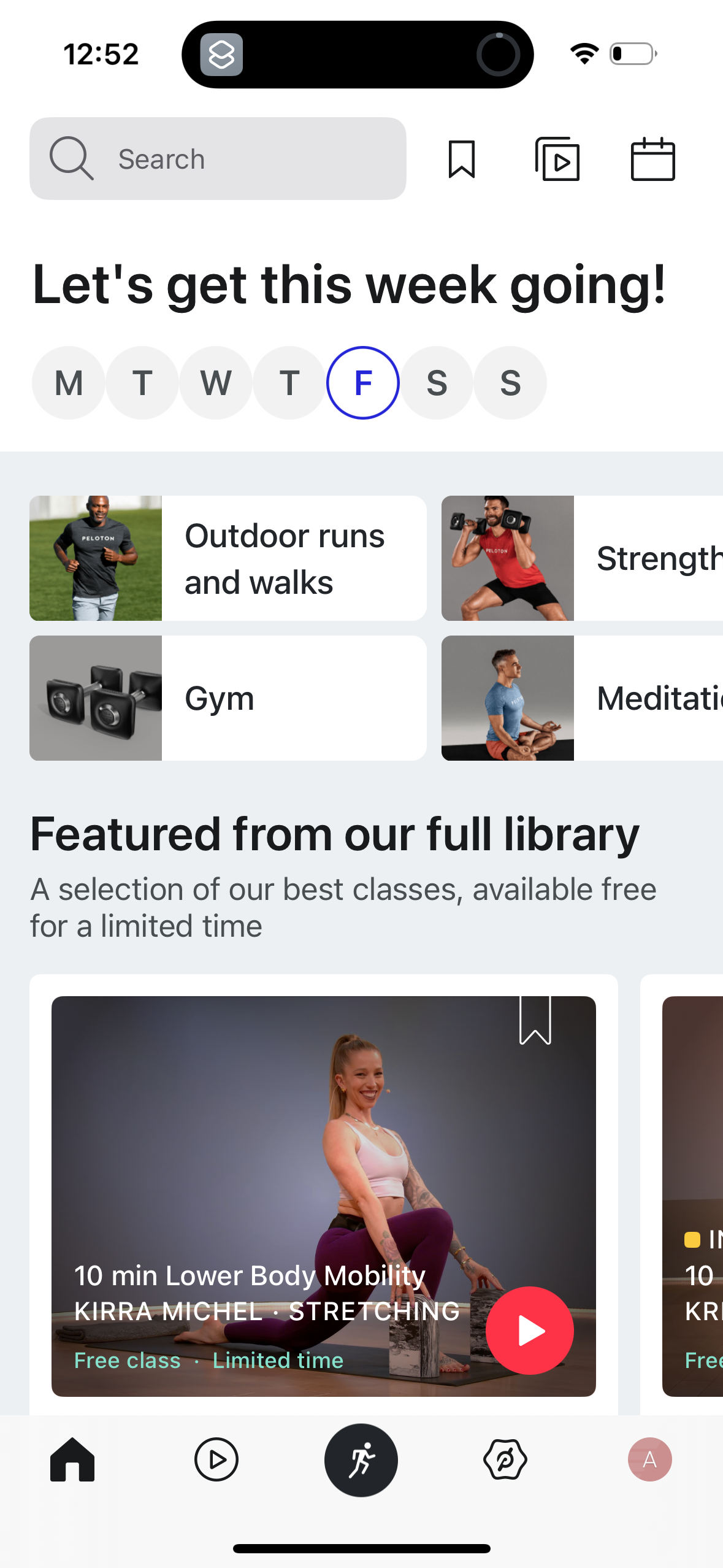 peloton app screenshot 82