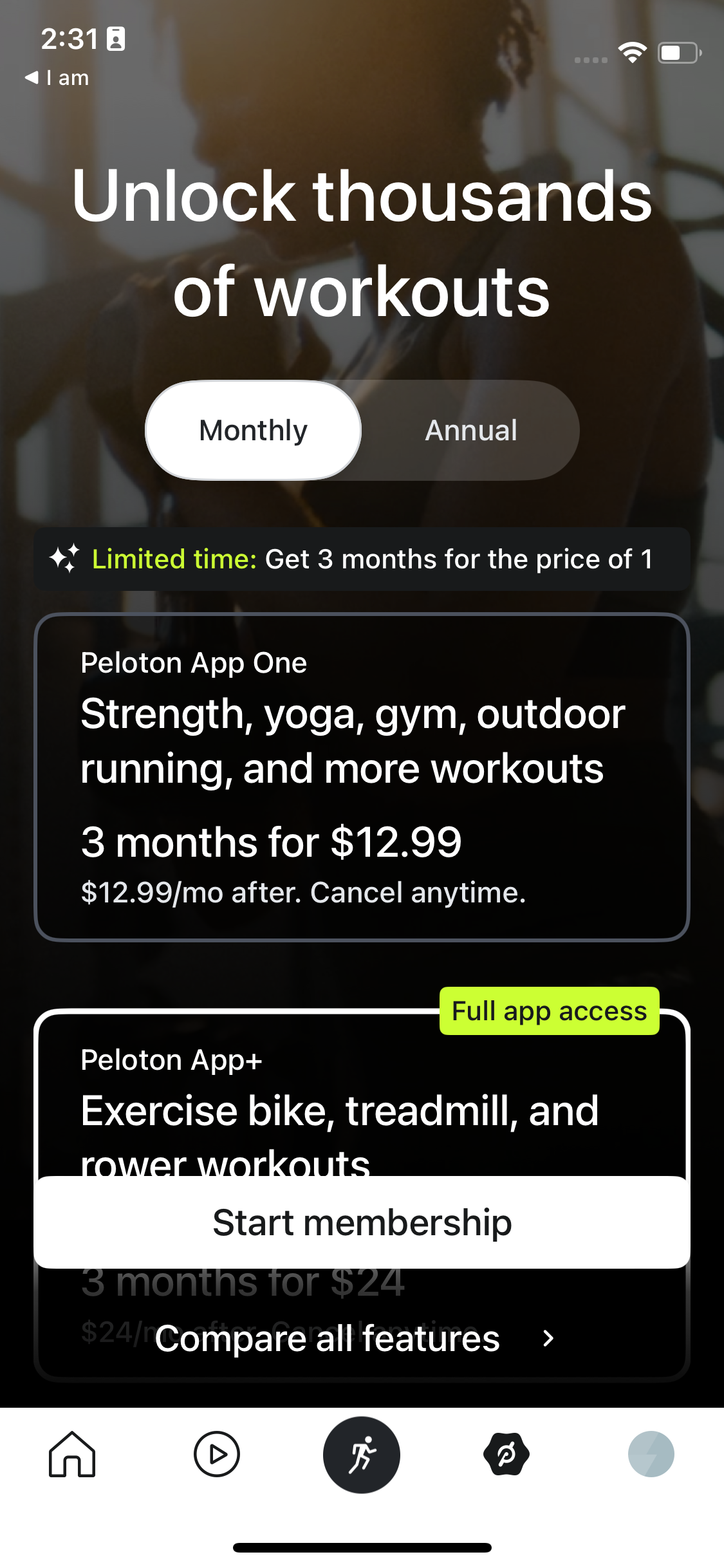 peloton app screenshot 78