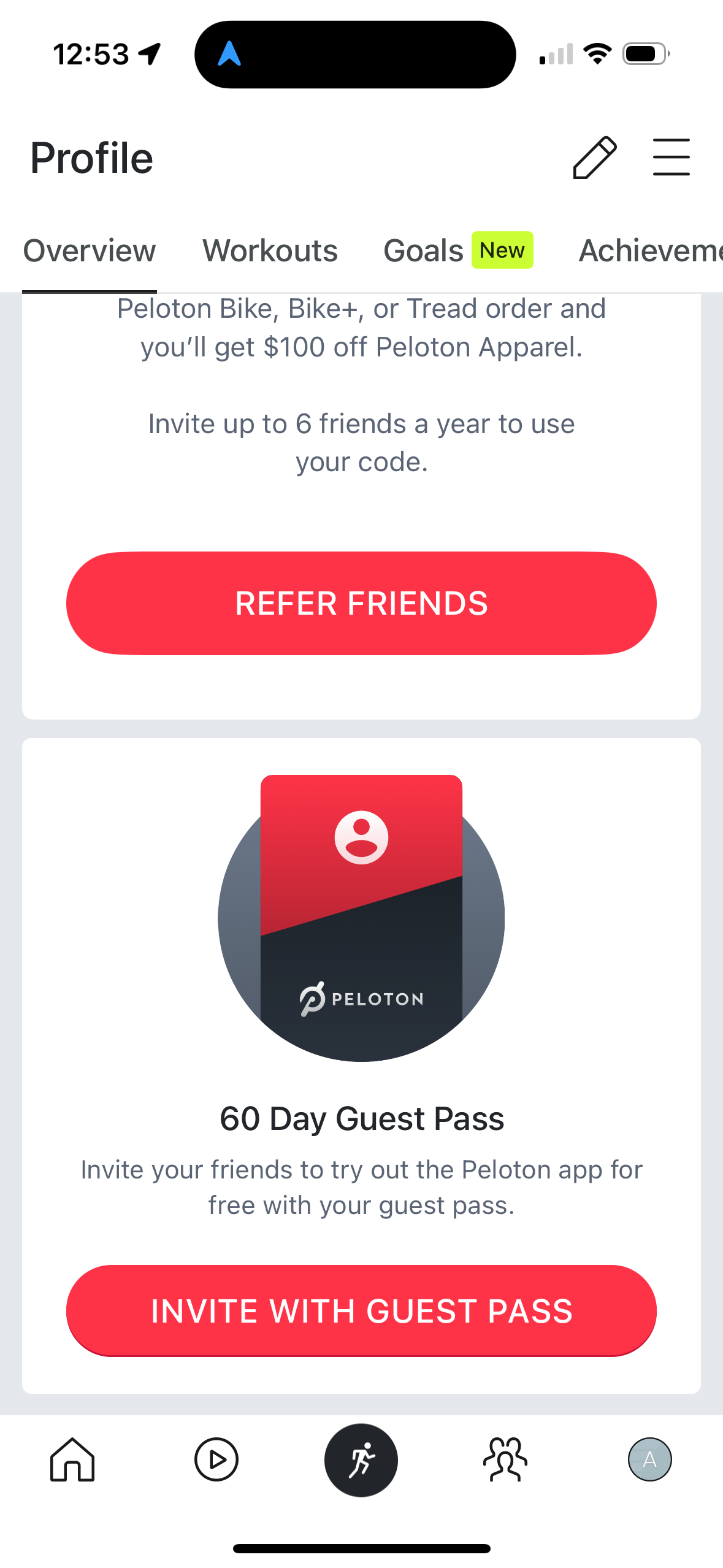 peloton app screenshot 74