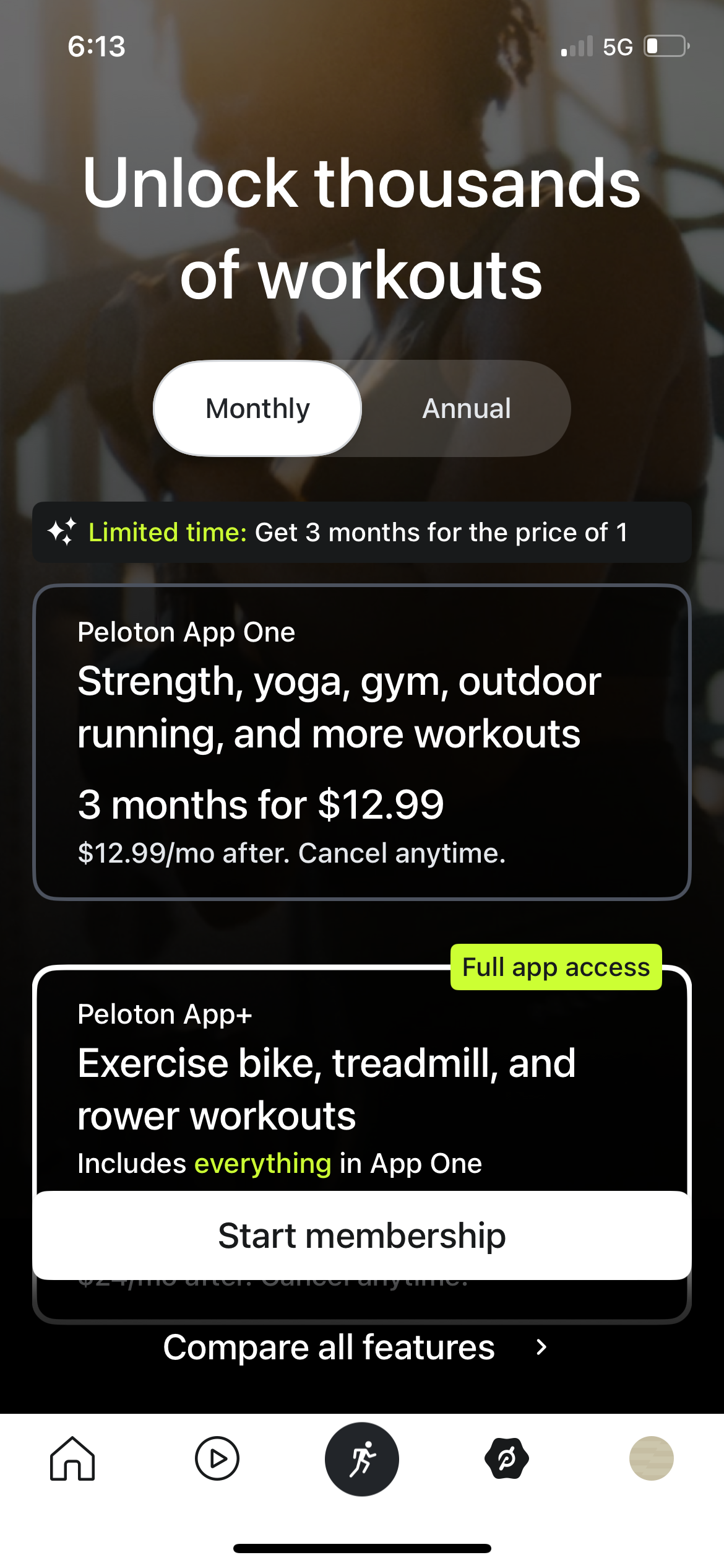 peloton app screenshot 62