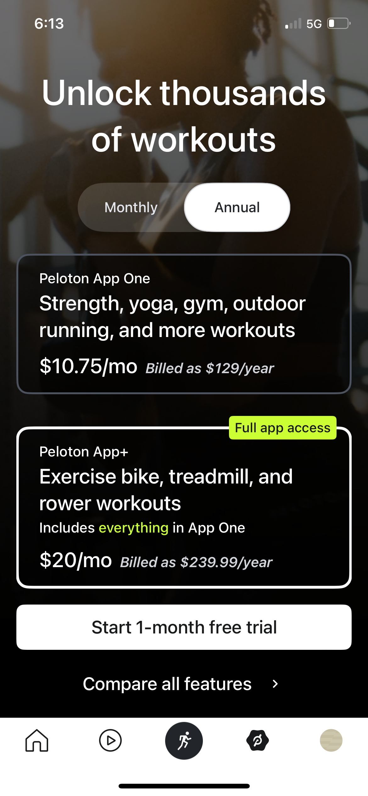 peloton app screenshot 61