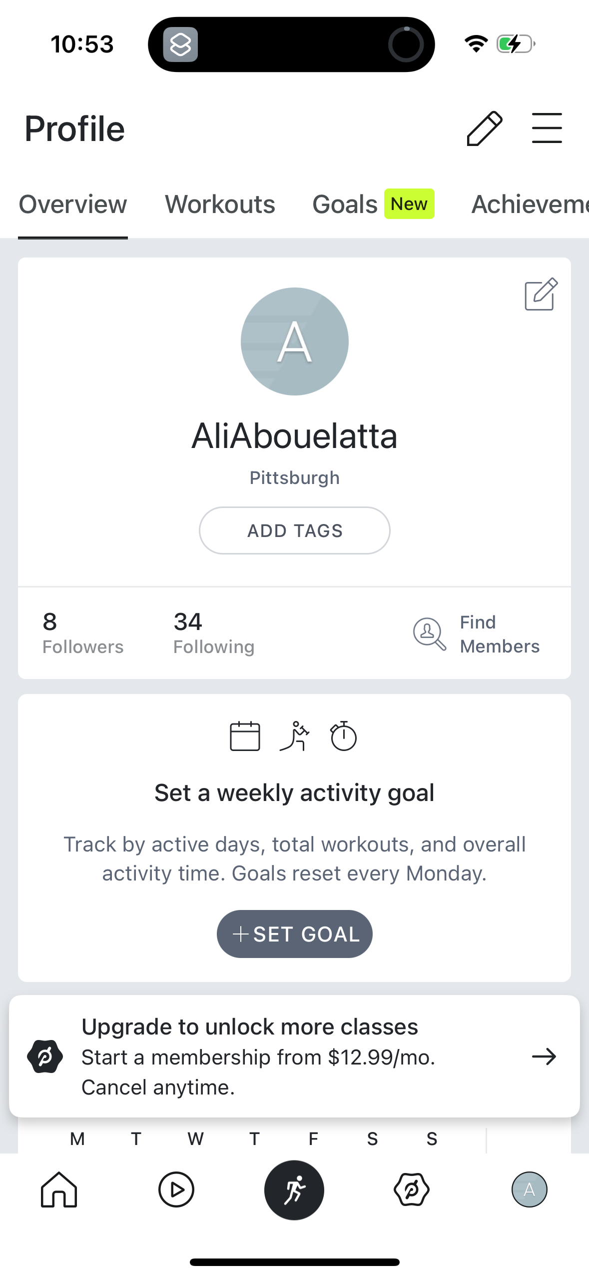 peloton app screenshot 56