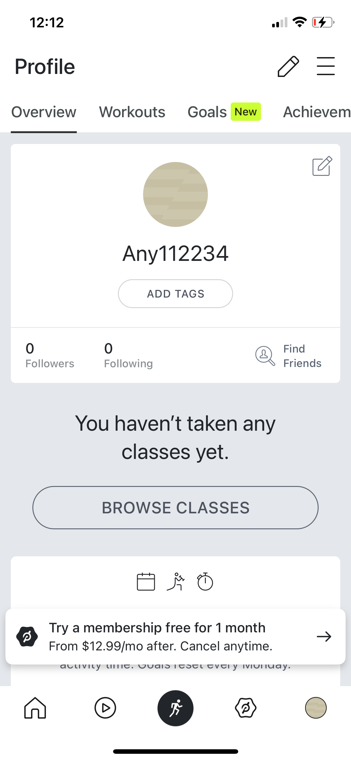 peloton app screenshot 54