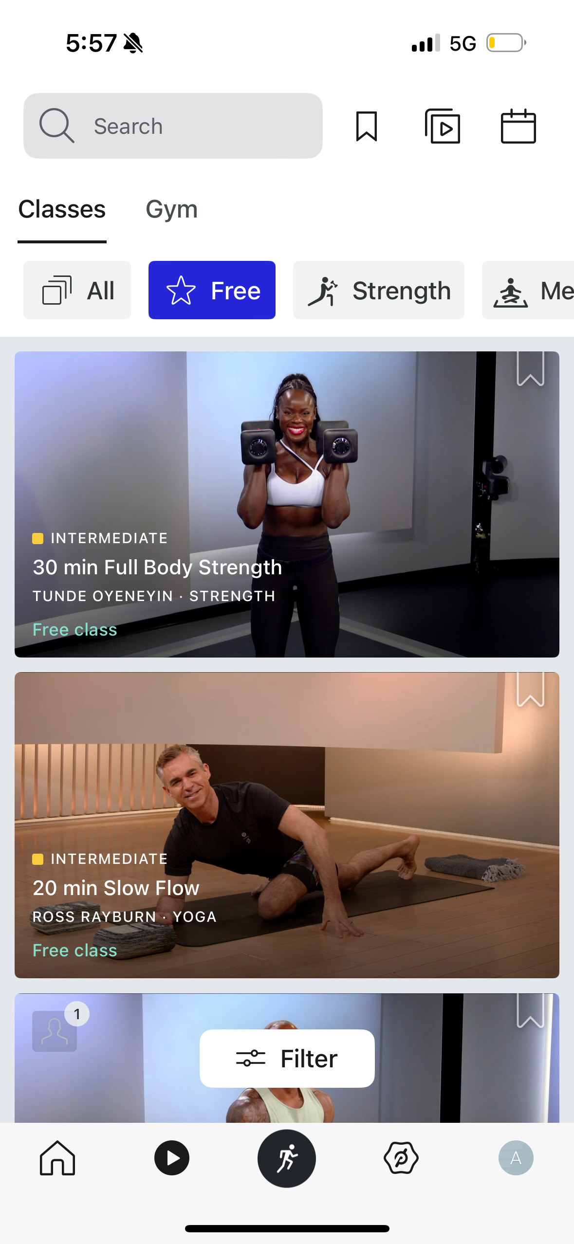 peloton app screenshot 51
