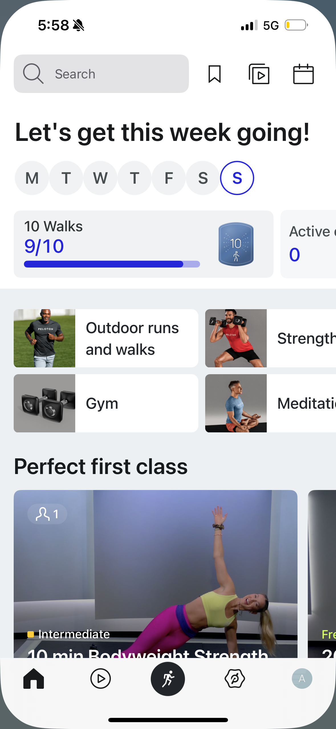 peloton app screenshot 50
