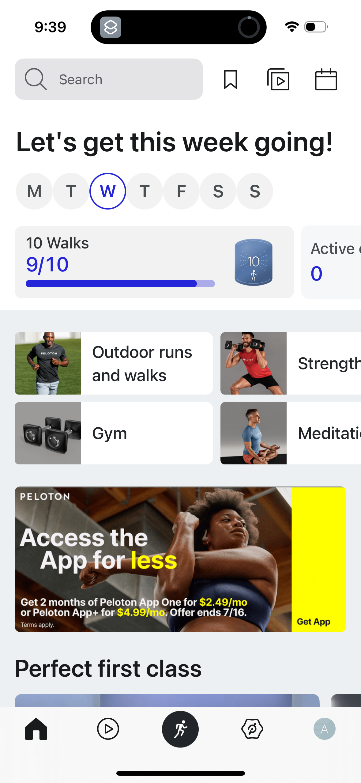 peloton app screenshot 48