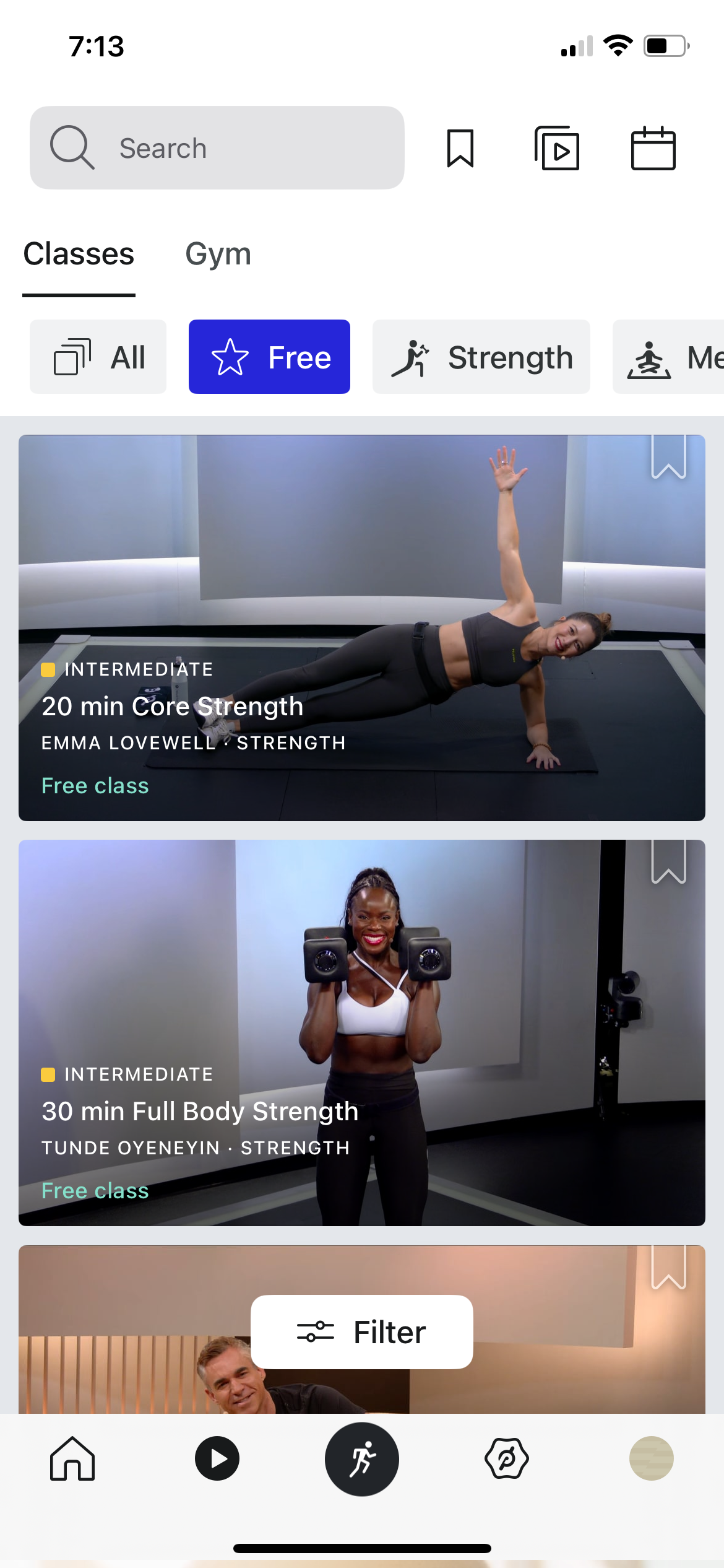 peloton app screenshot 43
